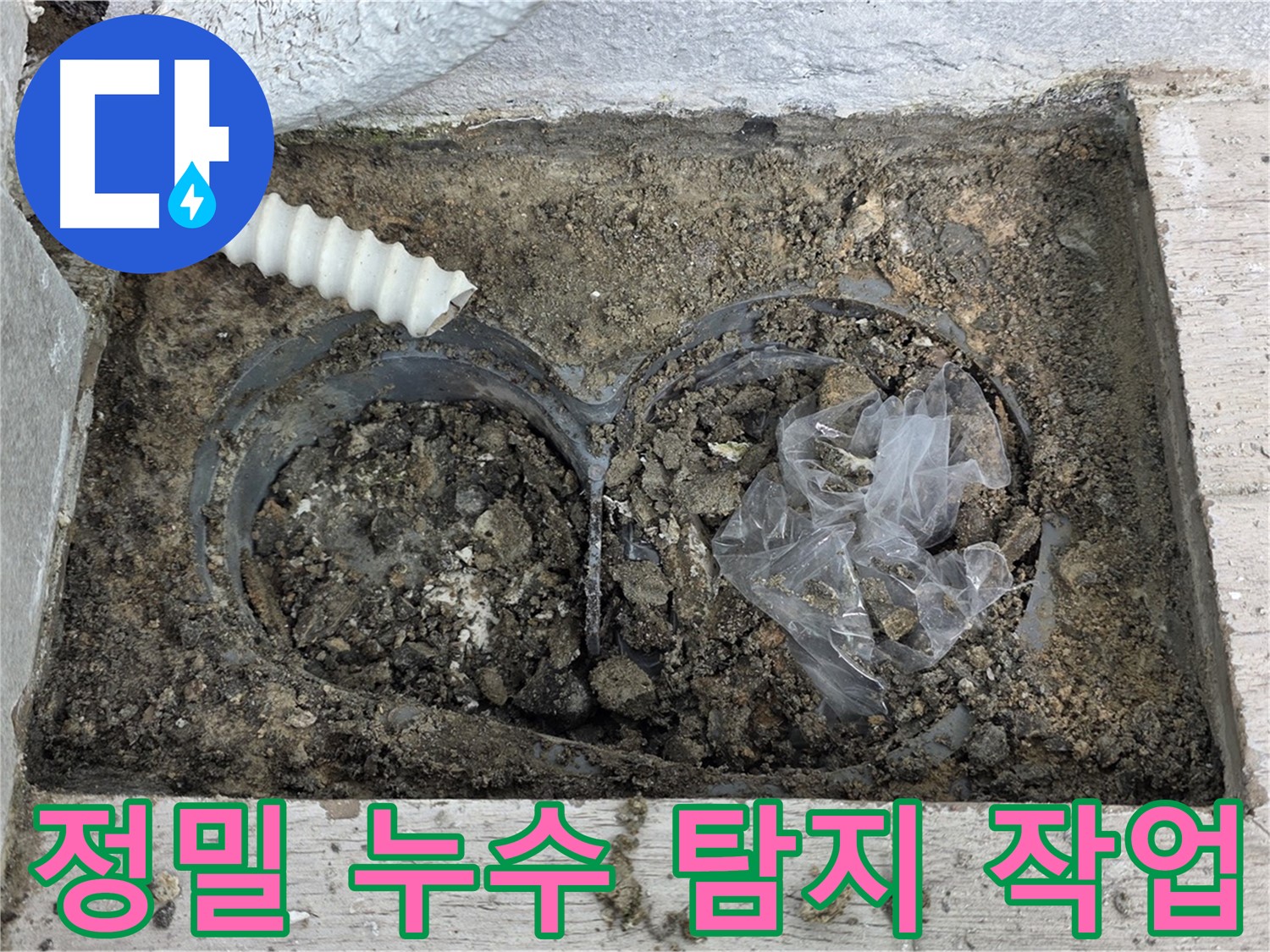 노원구 중계동 청구3차 아파트에서 정밀 누수 탐지 작업을 진행하고 있습니다 - 누수 전문가의 꼼꼼한 점검으로 숨겨진 누수까지 찾아냅니다.