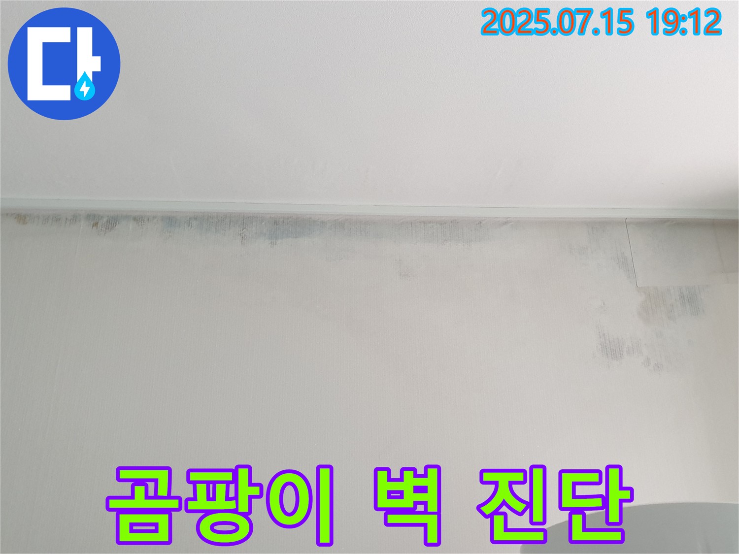 중계3동 청구3차 아파트 누수 - 곰팡이 벽 긴급 진단 실시