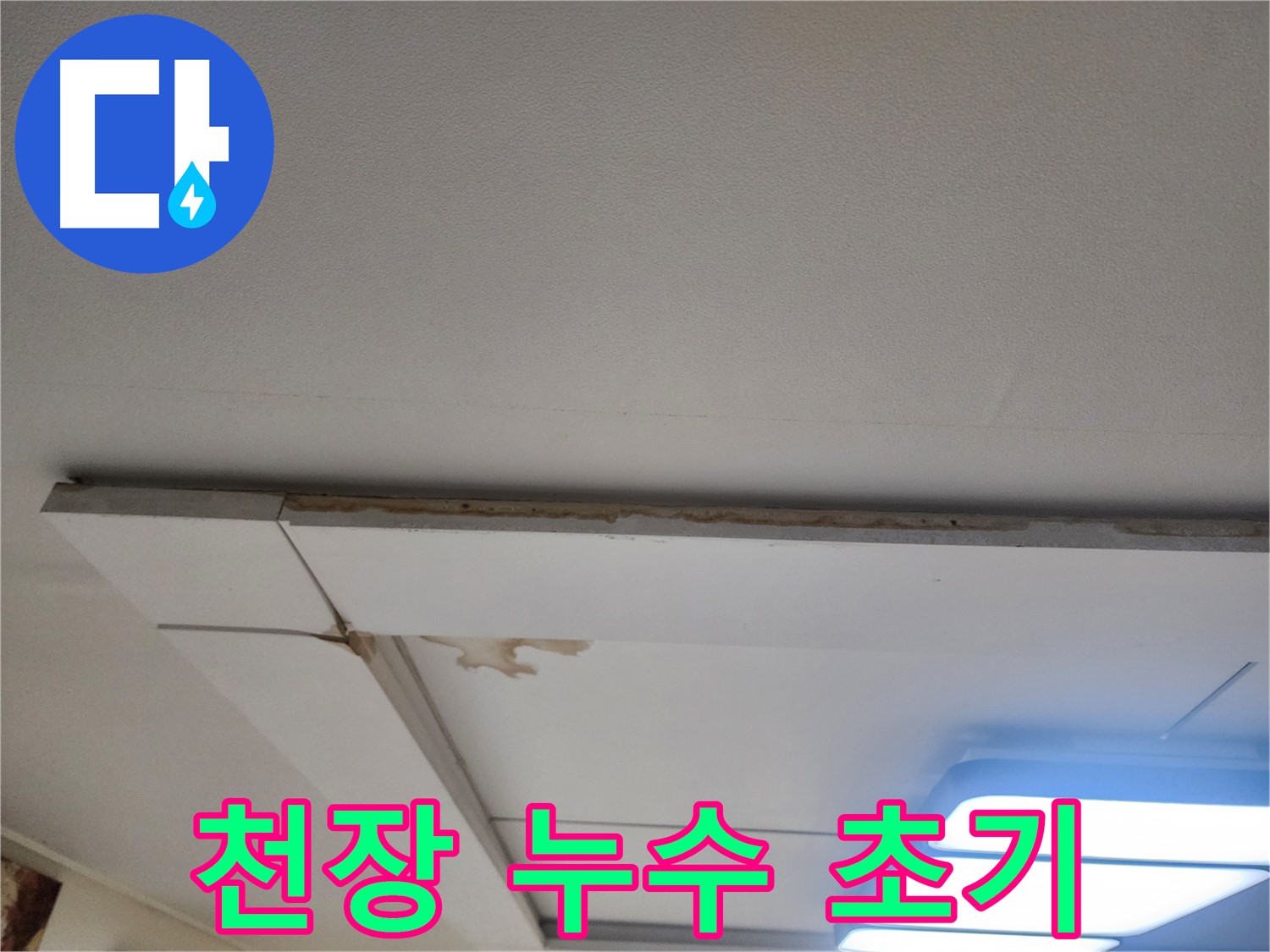 고양시 일산 가좌동 천장 누수 초기 발견 - 빠른 점검의 중요성