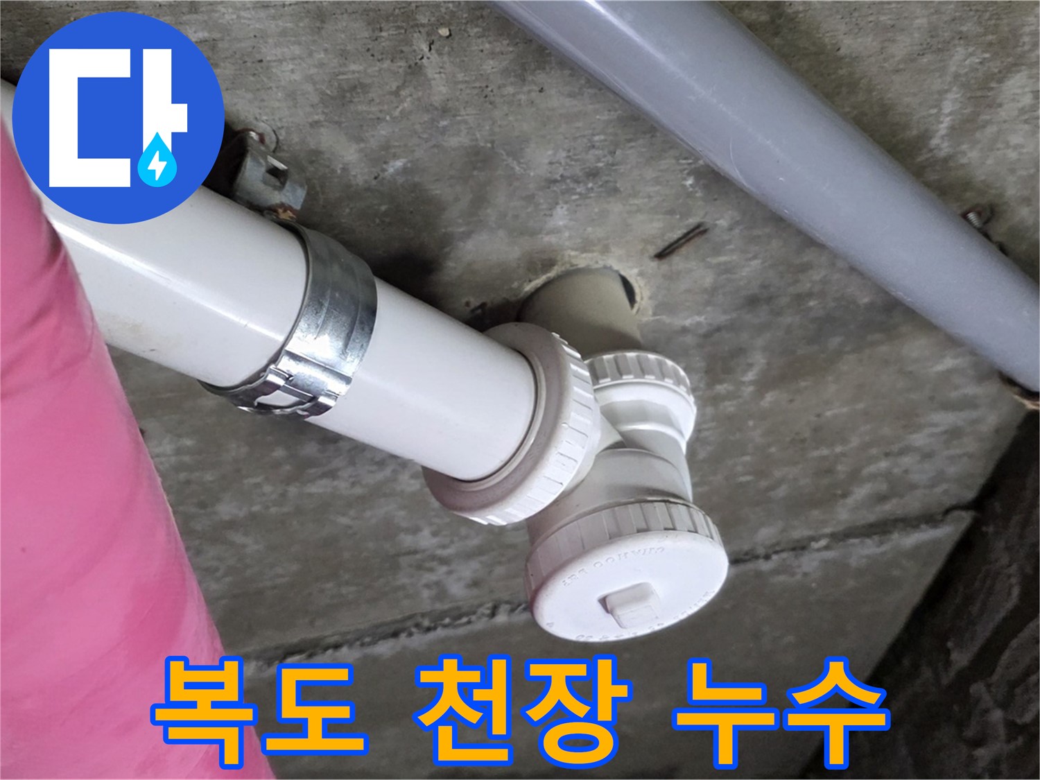 남양주 화도읍 두산아파트 - 아파트 복도 천장 누수, 신속 원인 파악
