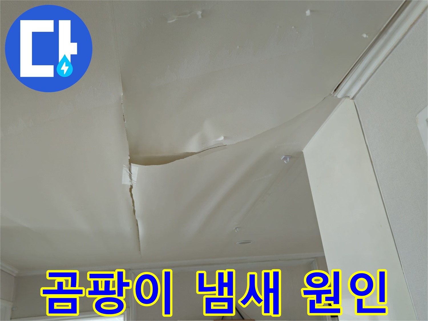화도읍 창현리 두산아파트 천장 누수 - 퀴퀴한 곰팡이 냄새, 원인은 누수!