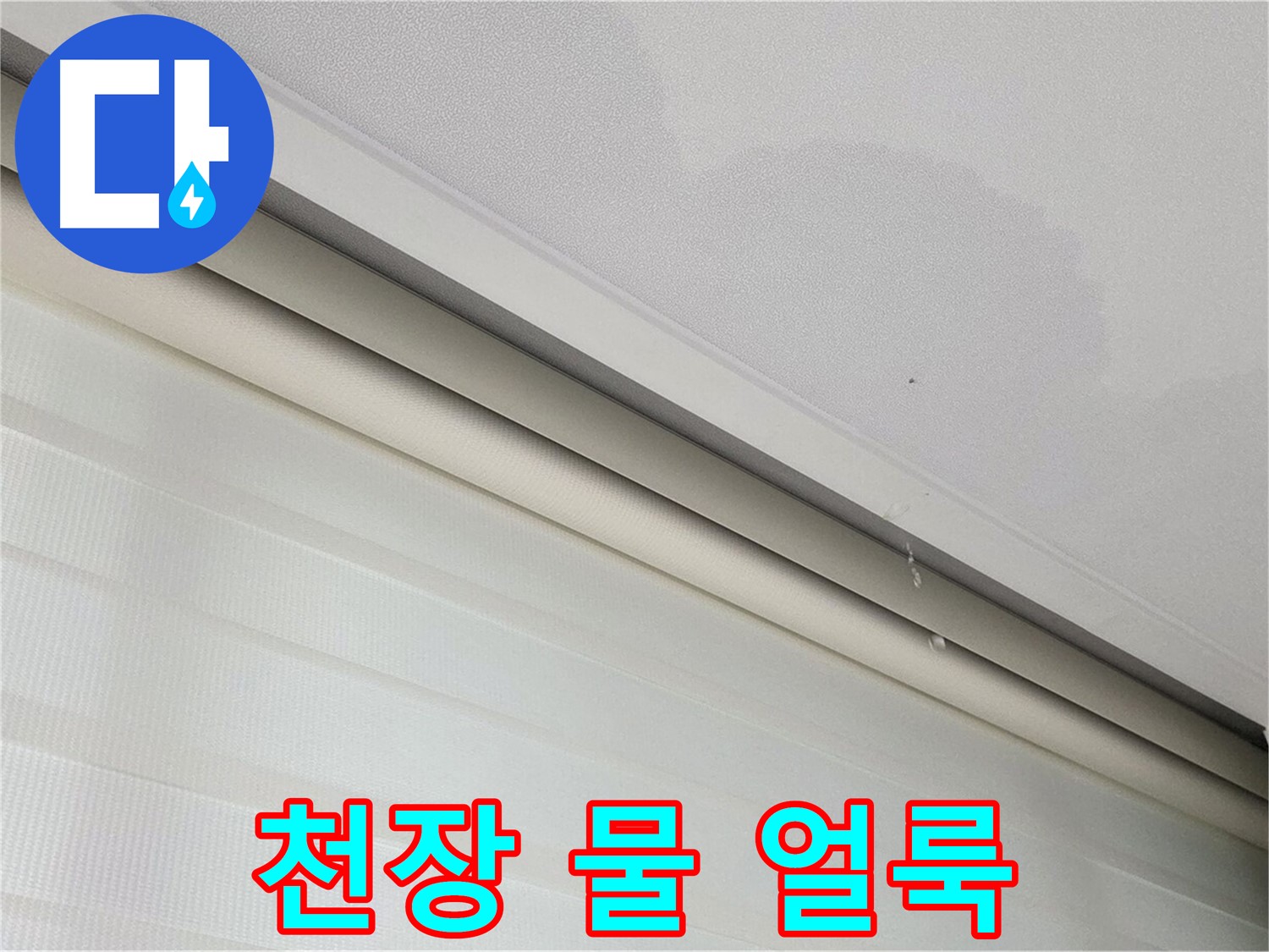 양주 삼숭동 자이아파트 107동 천장 물 얼룩 - 긴급 누수 진단 필요
