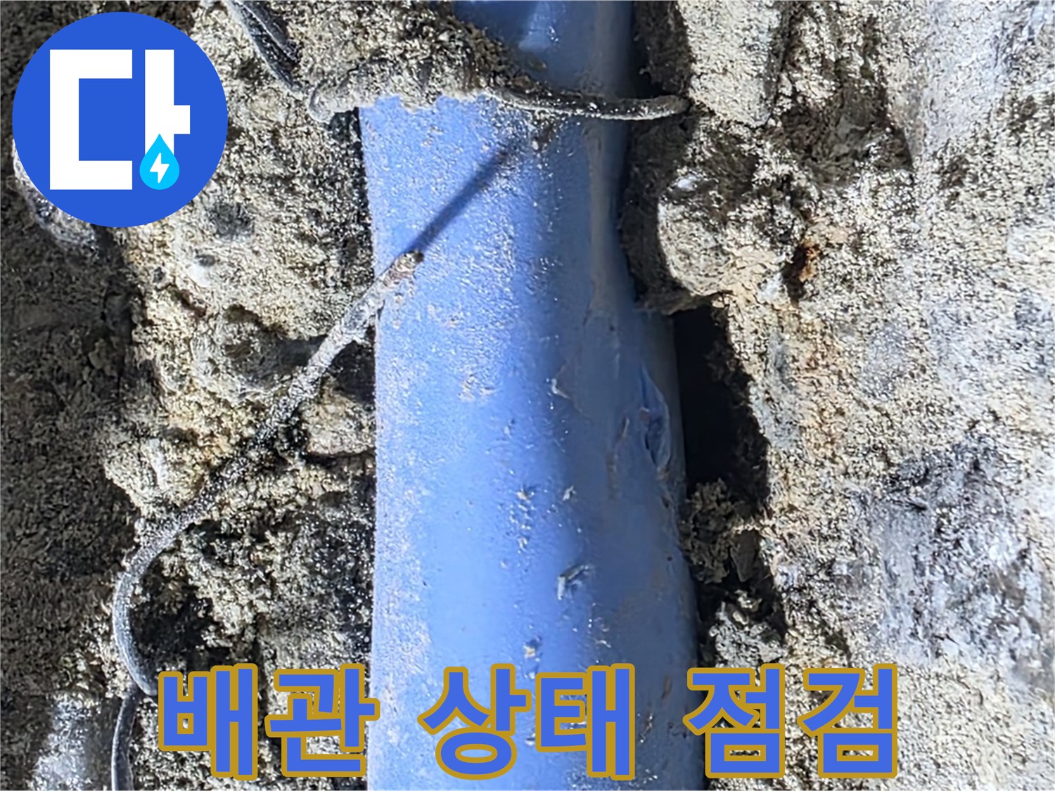 분당 쇳골로 누수 - 배관의 전체적인 상태를 꼼꼼하게 점검하고 있습니다.