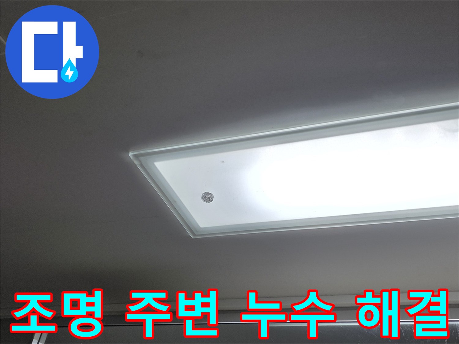 천장 조명 주변 누수 해결 - 누수탐지 전문가가 신속하게 방문하여 누수를 해결해 드립니다. 전기 안전 점검도 함께 진행합니다.