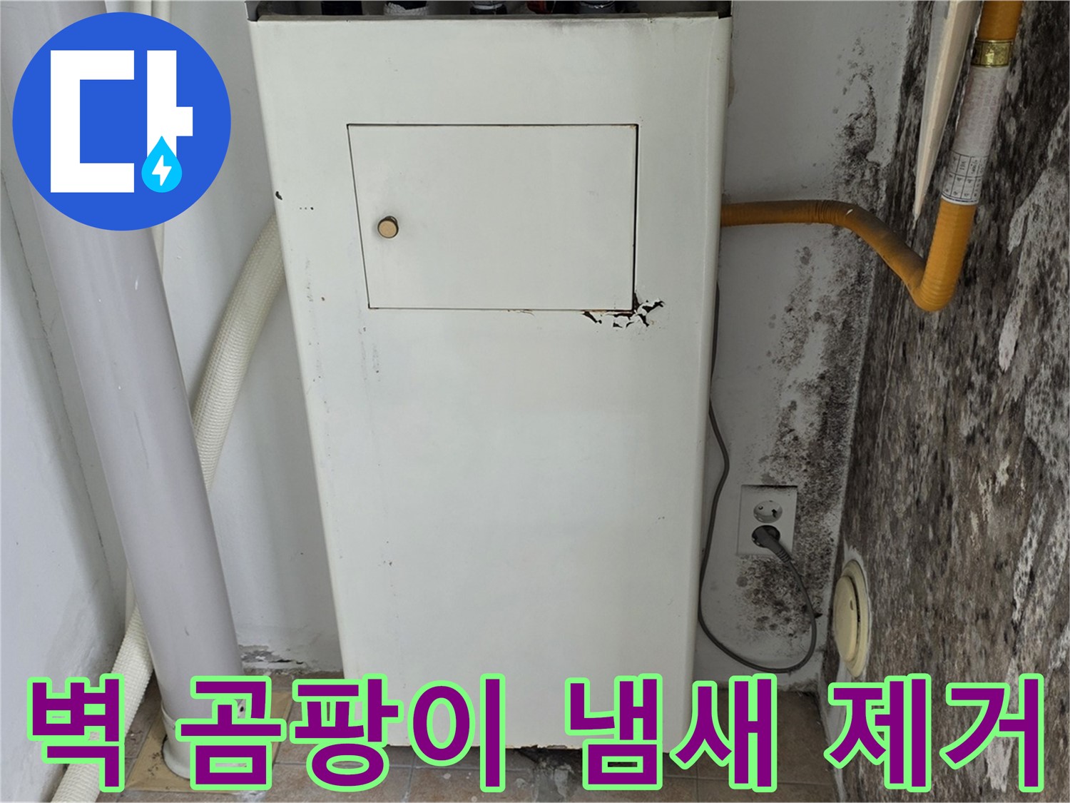 길음동 숭인로 - 곰팡이 핀 벽면 곰팡이 냄새 제거 - 누수 전문가의 냄새 제거 솔루션