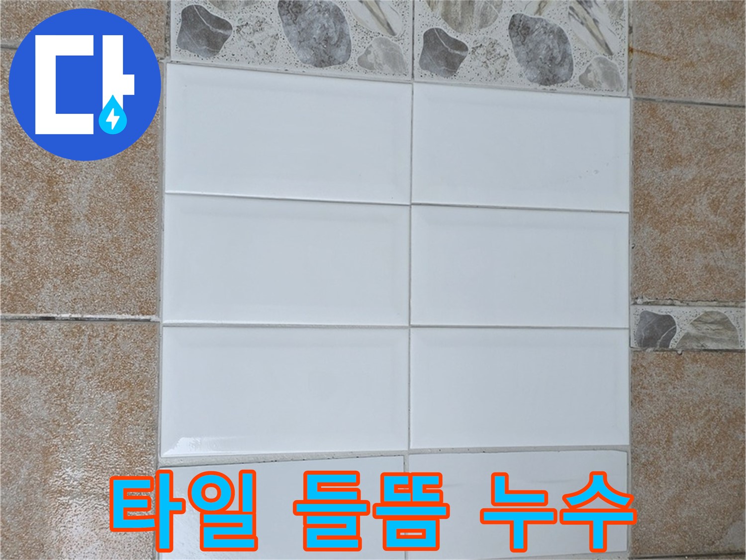 성북구 길음동 타일 들뜸 현상 - 누수 원인 제거 및 타일 재시공