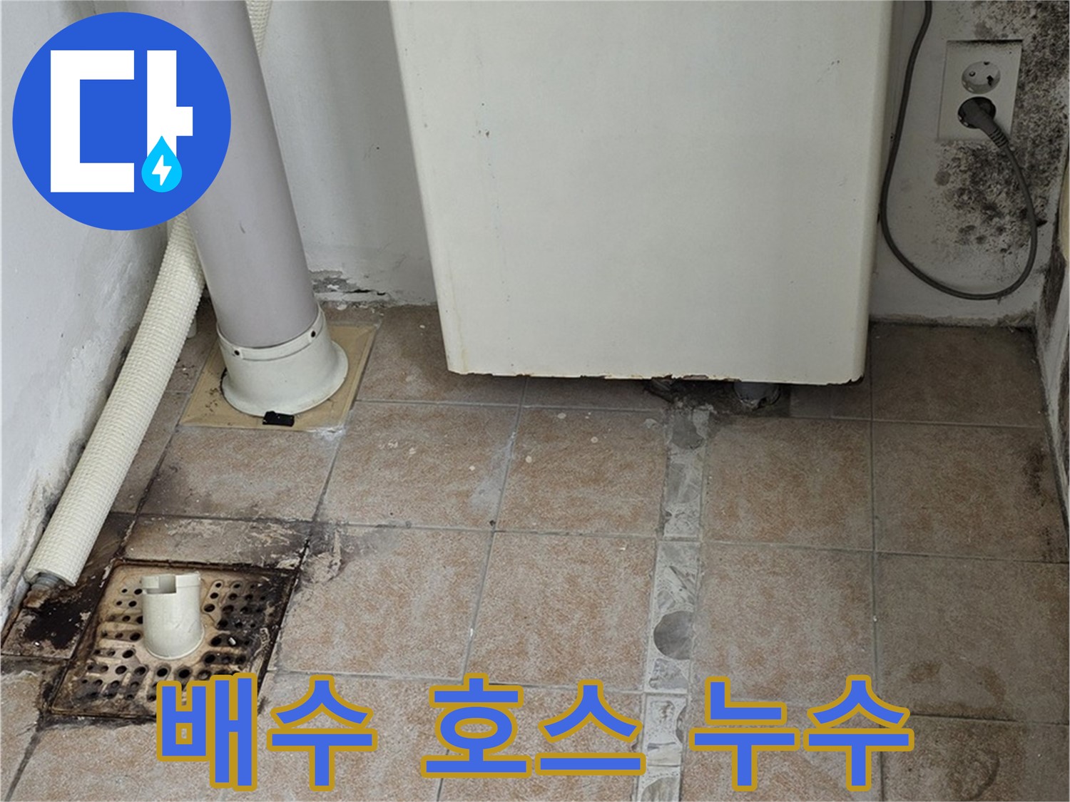 싱크대 하부 배수 호스 - 누수 초기 진단