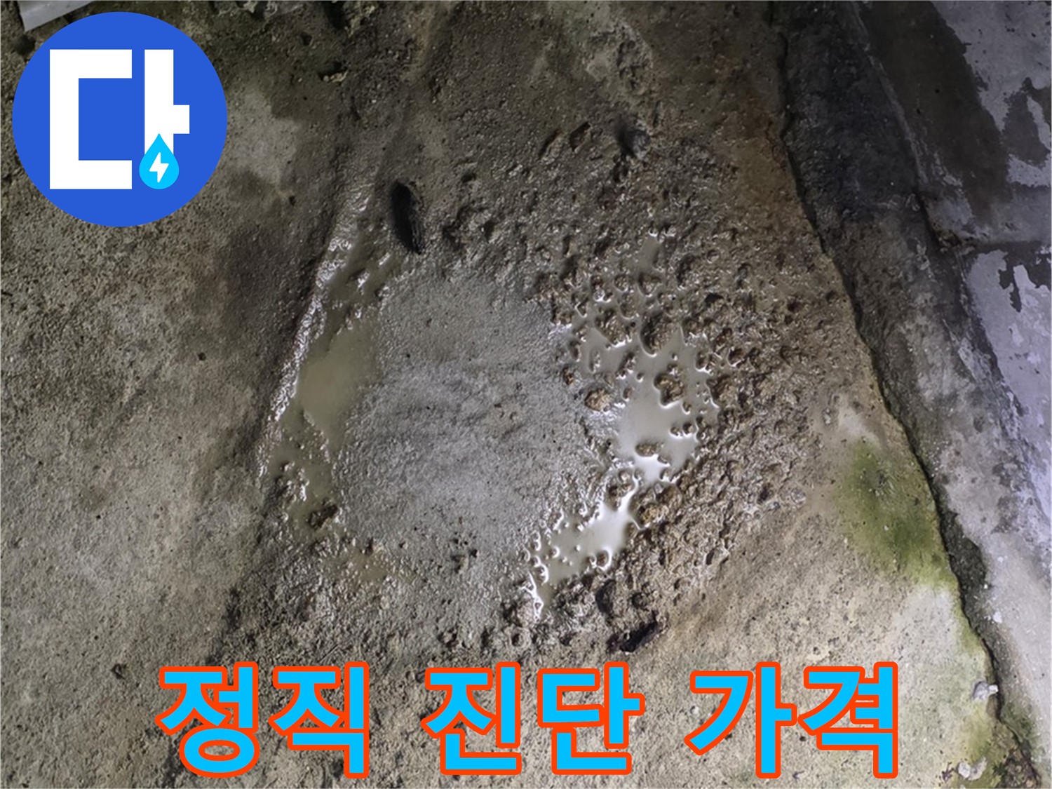 철원군 서면 와수리 - 콘크리트 건물 배관 주변 누수 의심, 정직하게 진단하고 합리적인 가격으로 제공합니다.