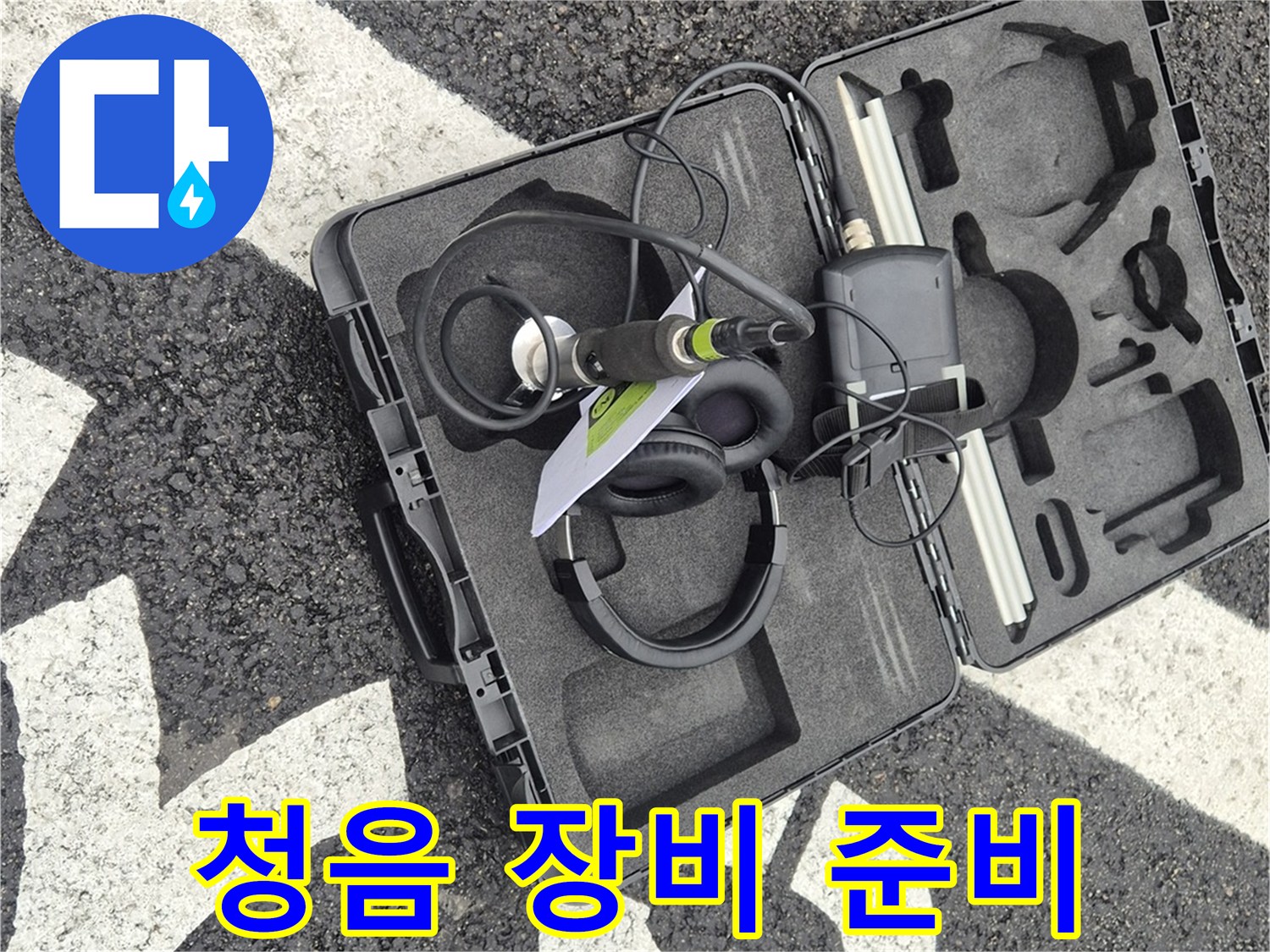 청음 탐지 장비 준비 - 철원군 서면 와수리 누수 탐지의 시작