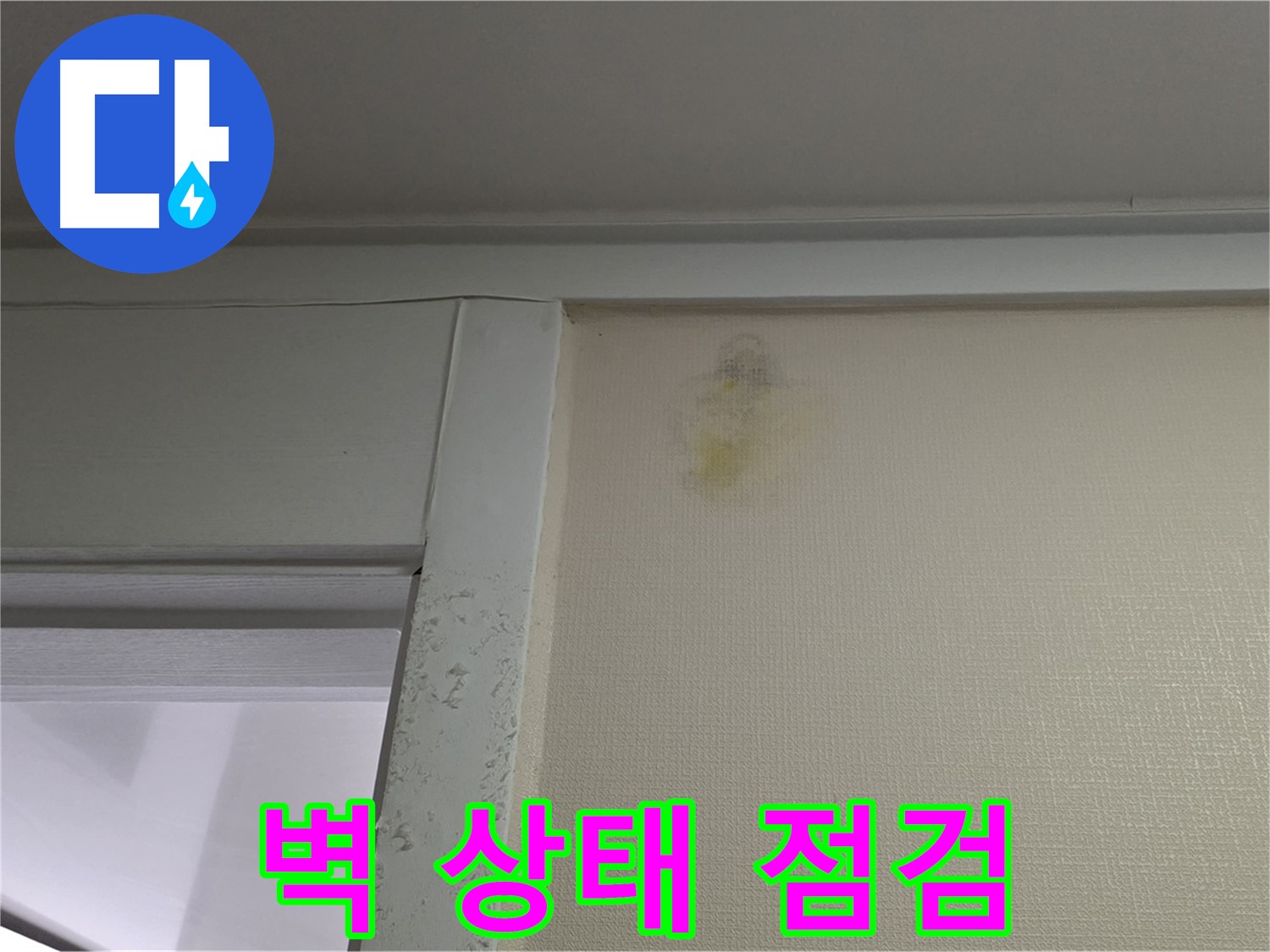분당 운중동 산운마을 아파트 벽 상태 점검 - 초기 누수 진단 및 원인 분석 확실하게 진행
