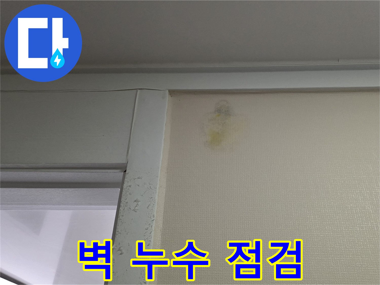 성남 분당 운중동 산운마을 아파트 - 벽 누수 흔적 신속 점검