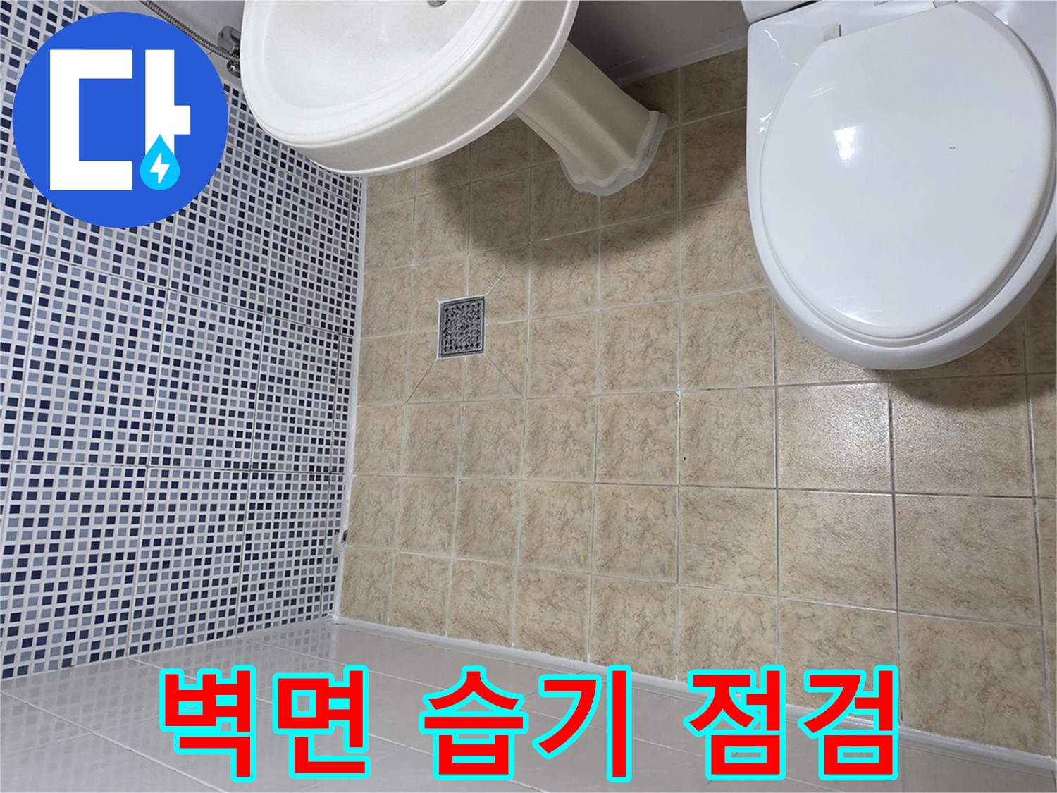 욕실 벽면 습기 - 누수 가능성 점검