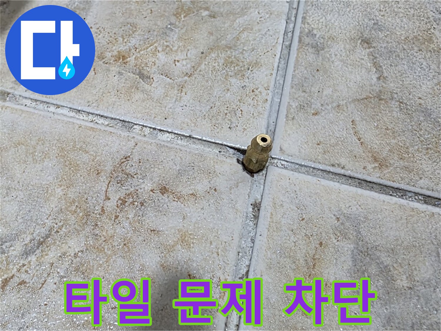 타일 문제 차단 - 타일 틈새 문제, 꼼꼼한 진단, 완벽한 누수 차단합니다.