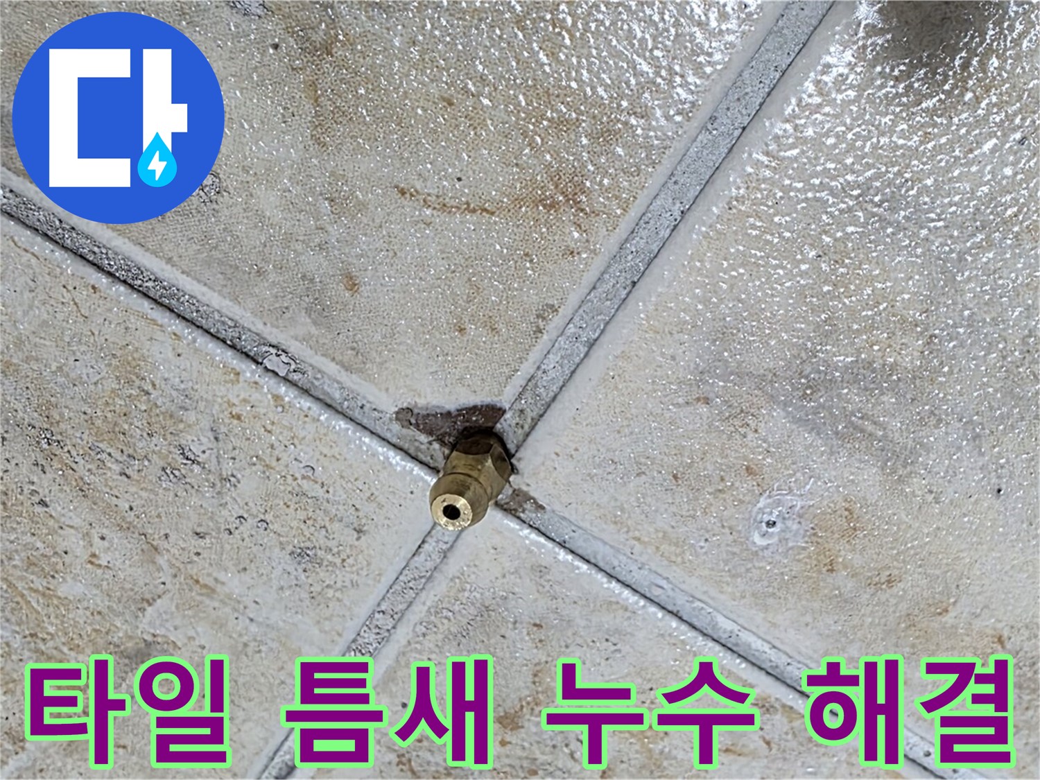 타일 틈새 누수 해결 - 완벽한 시공으로 안심