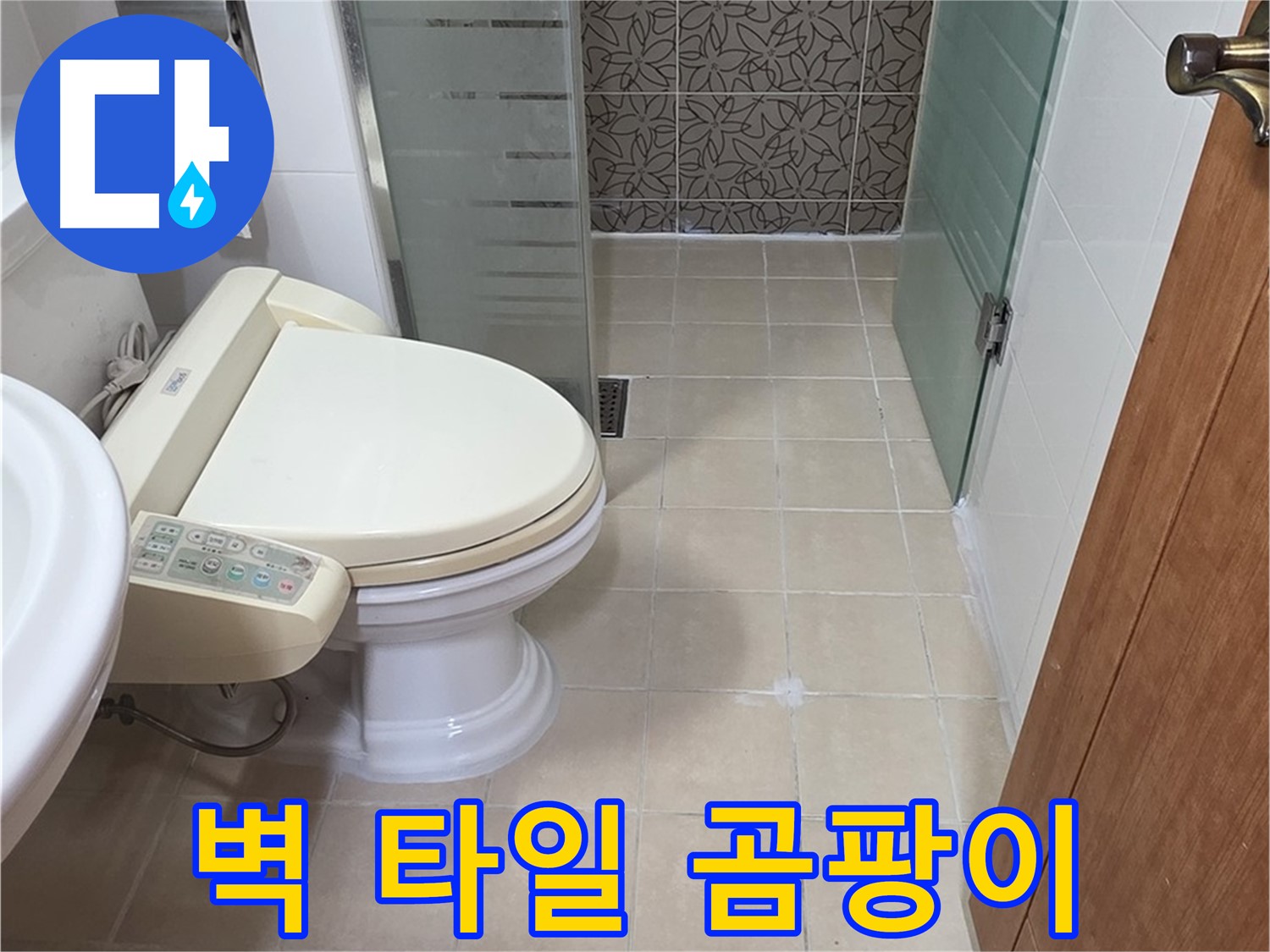 백석읍 서광아파트 - 변기 뒤 벽면 타일 곰팡이 누수 분석