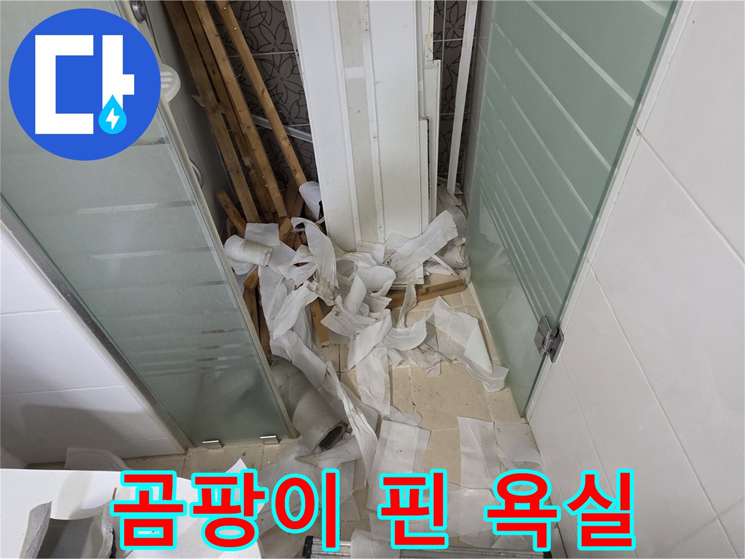양주 백석 서광아파트 - 곰팡이 핀 욕실 철거 후 완벽 방수 시공