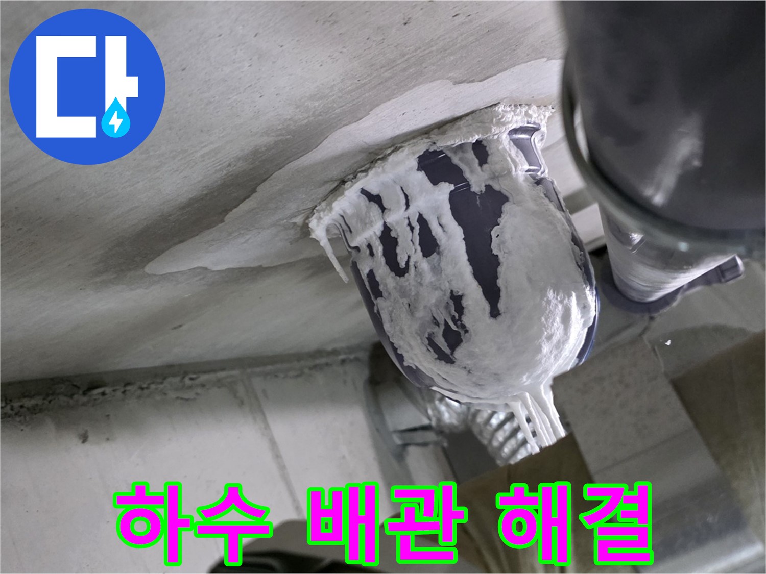 분당 운중동 아파트 누수 - 하수 배관 누수 원인을 찾아 완벽하게 해결 완료