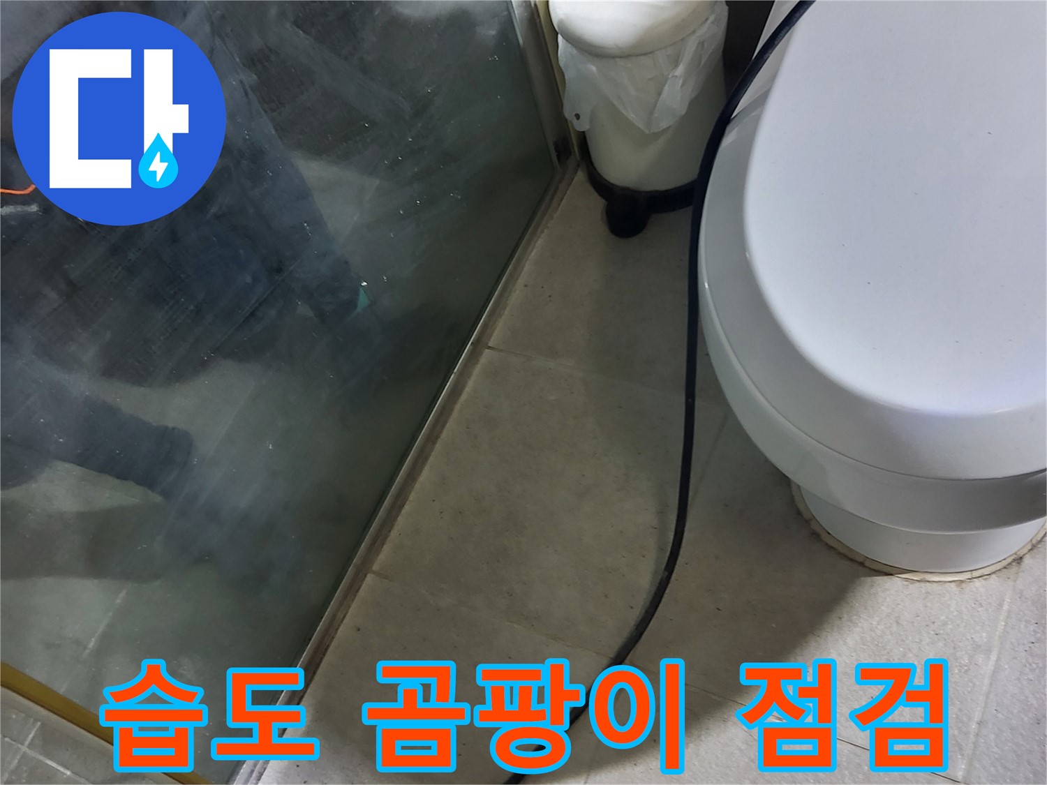 분당구 샤워부스 누수 - 배수 펌프 주변 습도 높음으로 인한 곰팡이 발생 점검