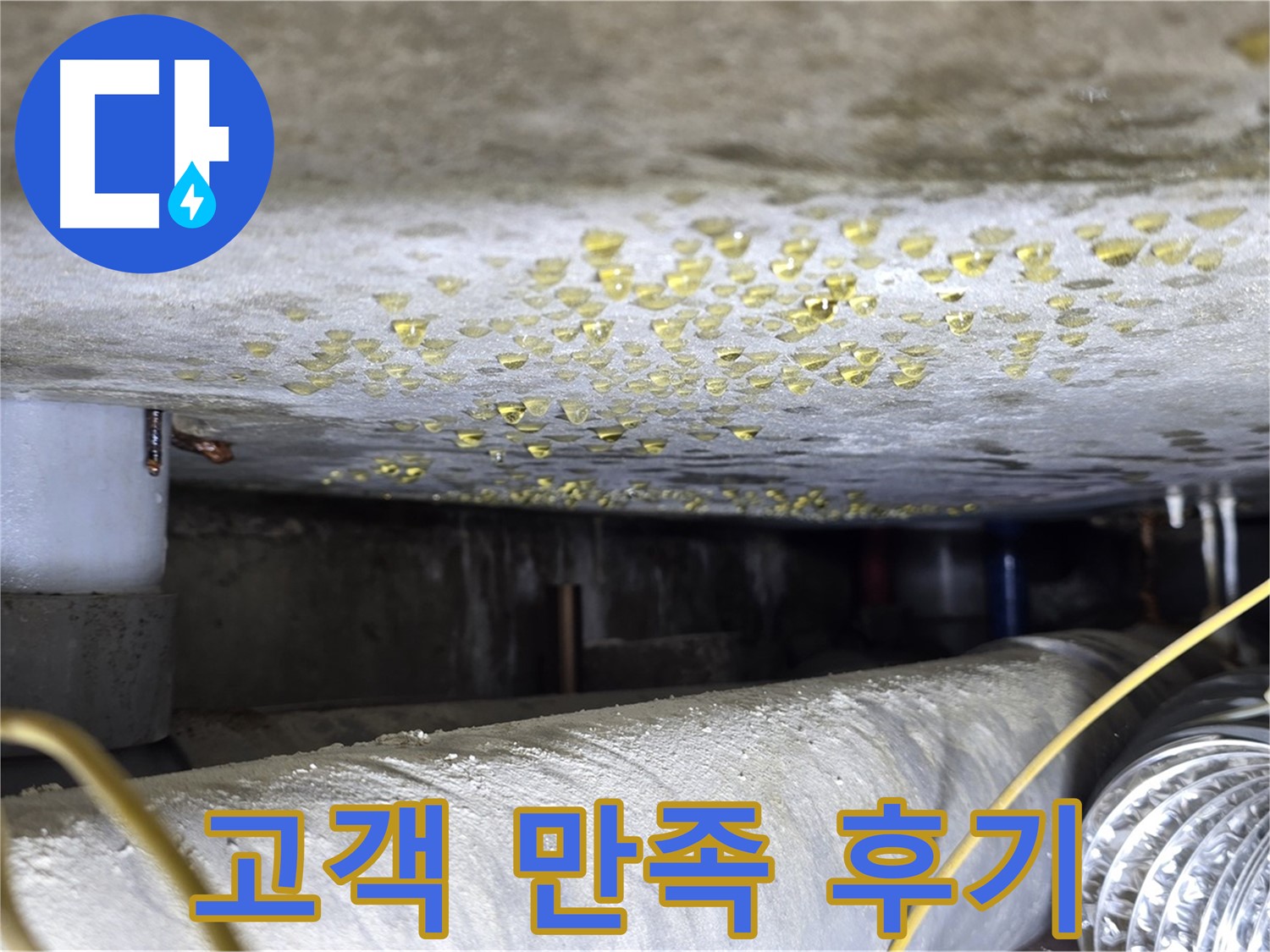 광진구 능동 빌라 천장 누수 - 누수 해결 후 고객 만족 후기 - 신뢰