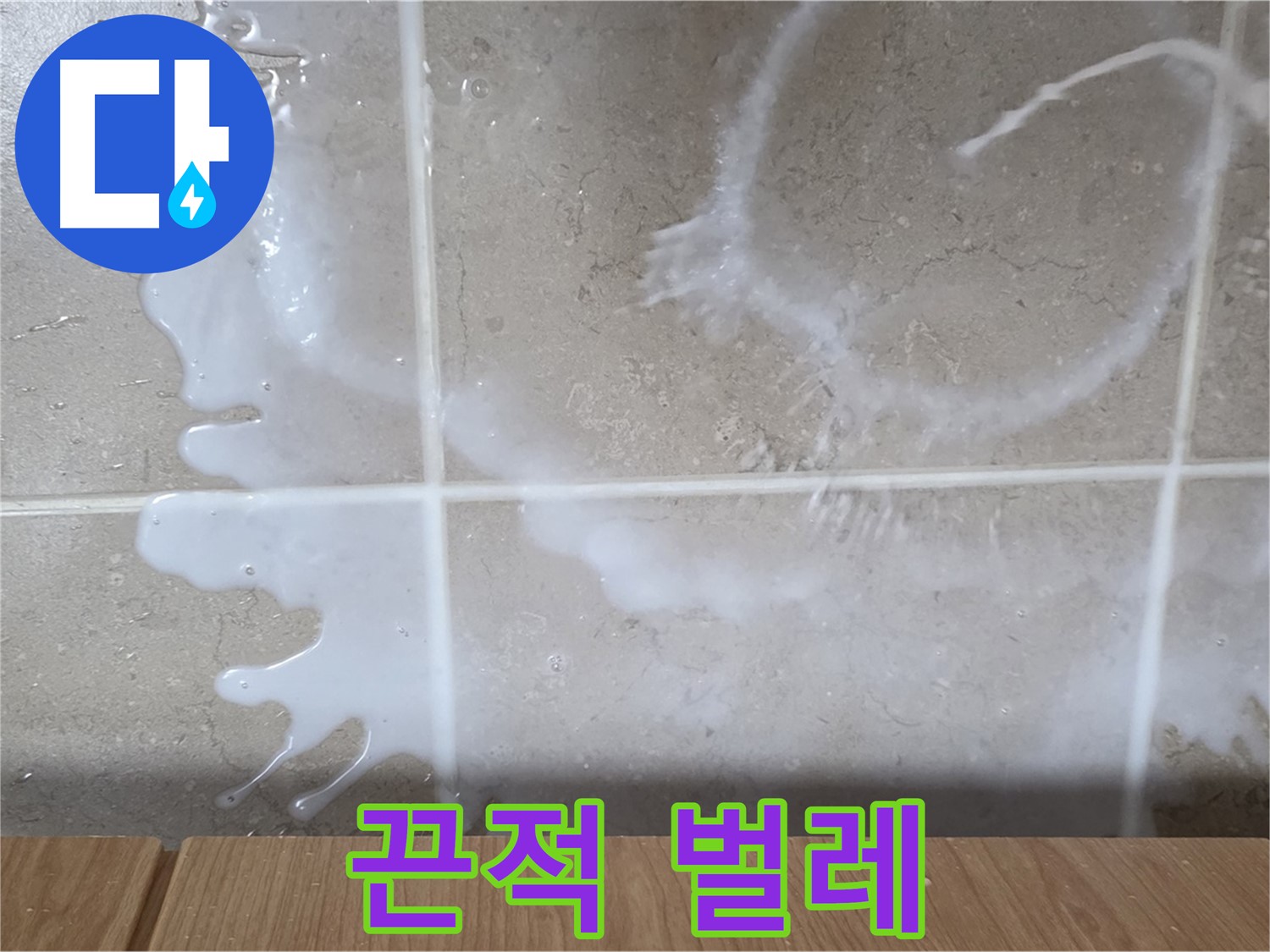 싱크대 밑 - 끈적임 확인 - 쌀뜨물 누수 의심 - 벌레 꼬임 주의