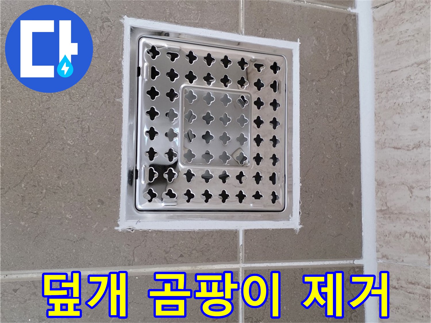 포천 일동면 - 욕실 배수구 덮개 주변, 곰팡이 깨끗하게 제거 및 방지