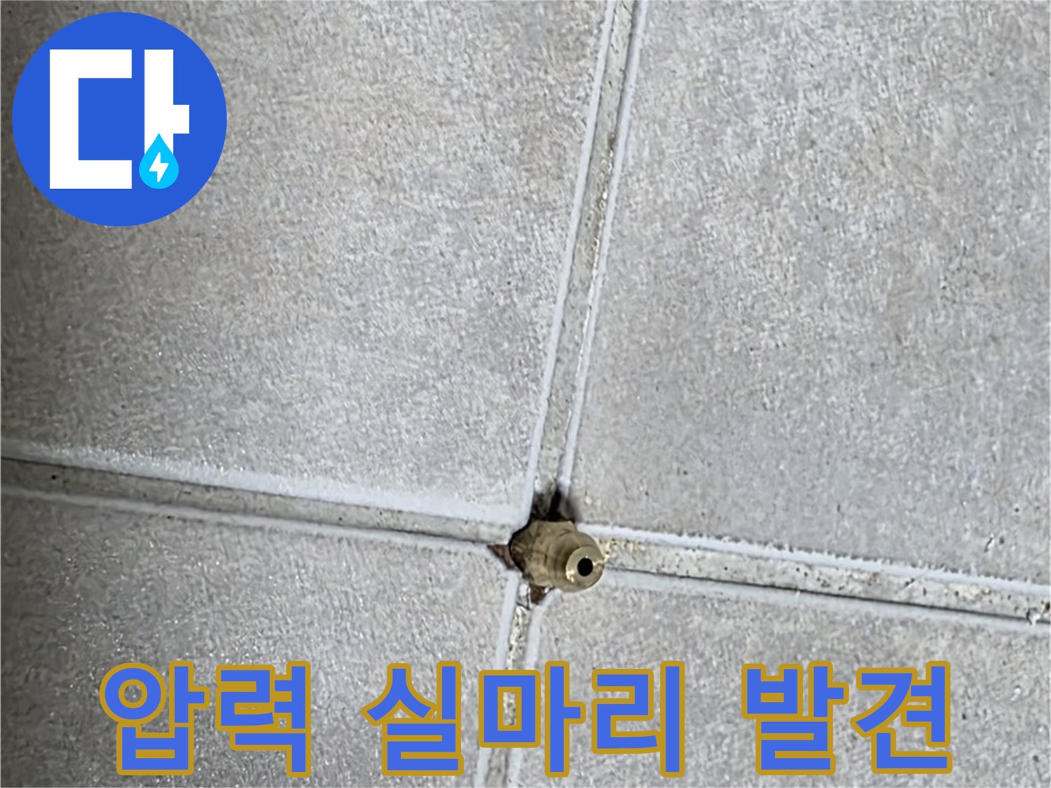 양주 옥정동 율정마을 13단지 아파트 누수 - 압력 테스트를 통해 숨겨진 누수의 실마리를 찾았습니다.