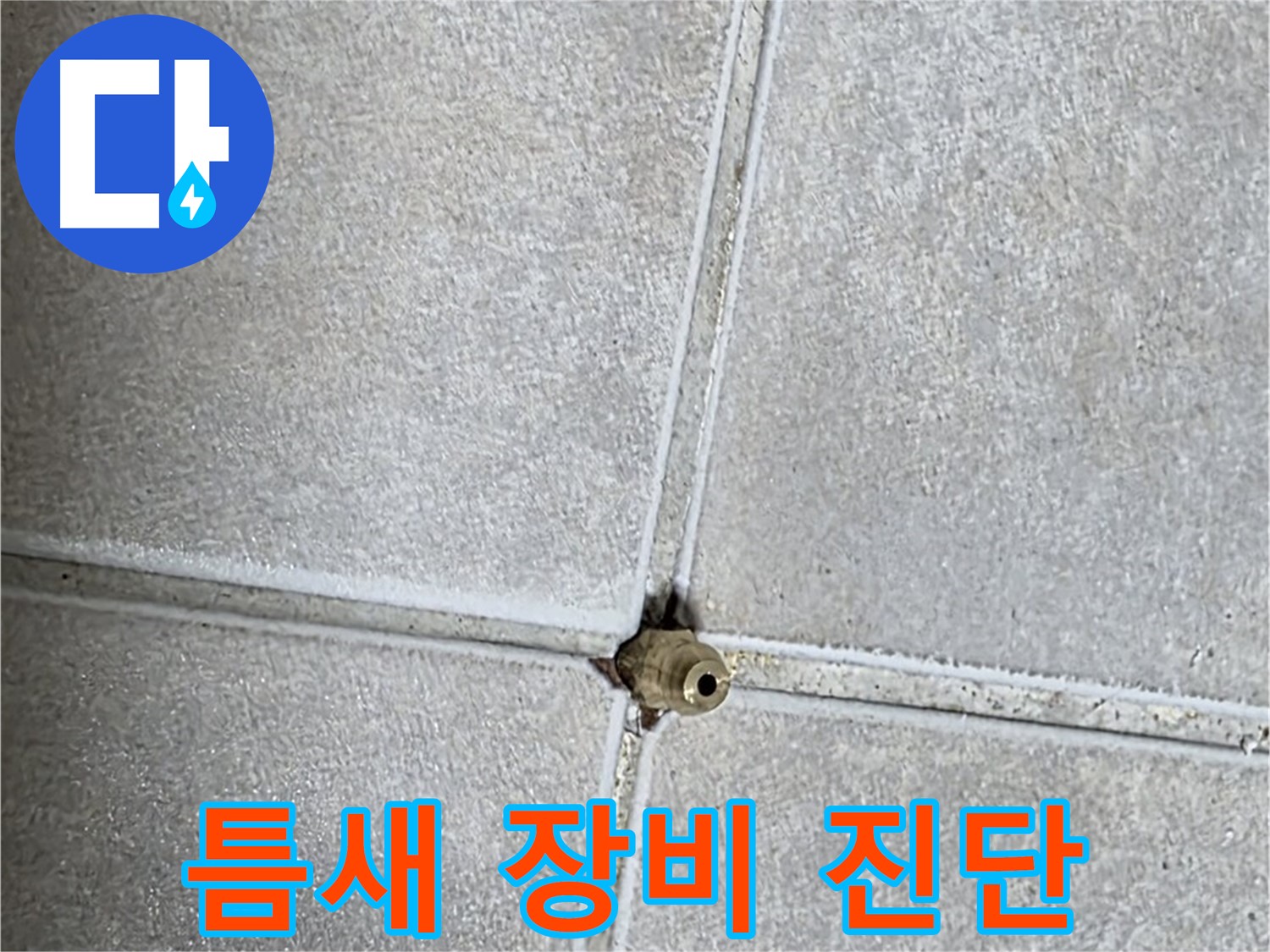 양주 옥정동 율정마을 아파트 누수 - 전문 장비를 사용하여 타일 틈새 구멍을 속 시원하게 진단합니다.