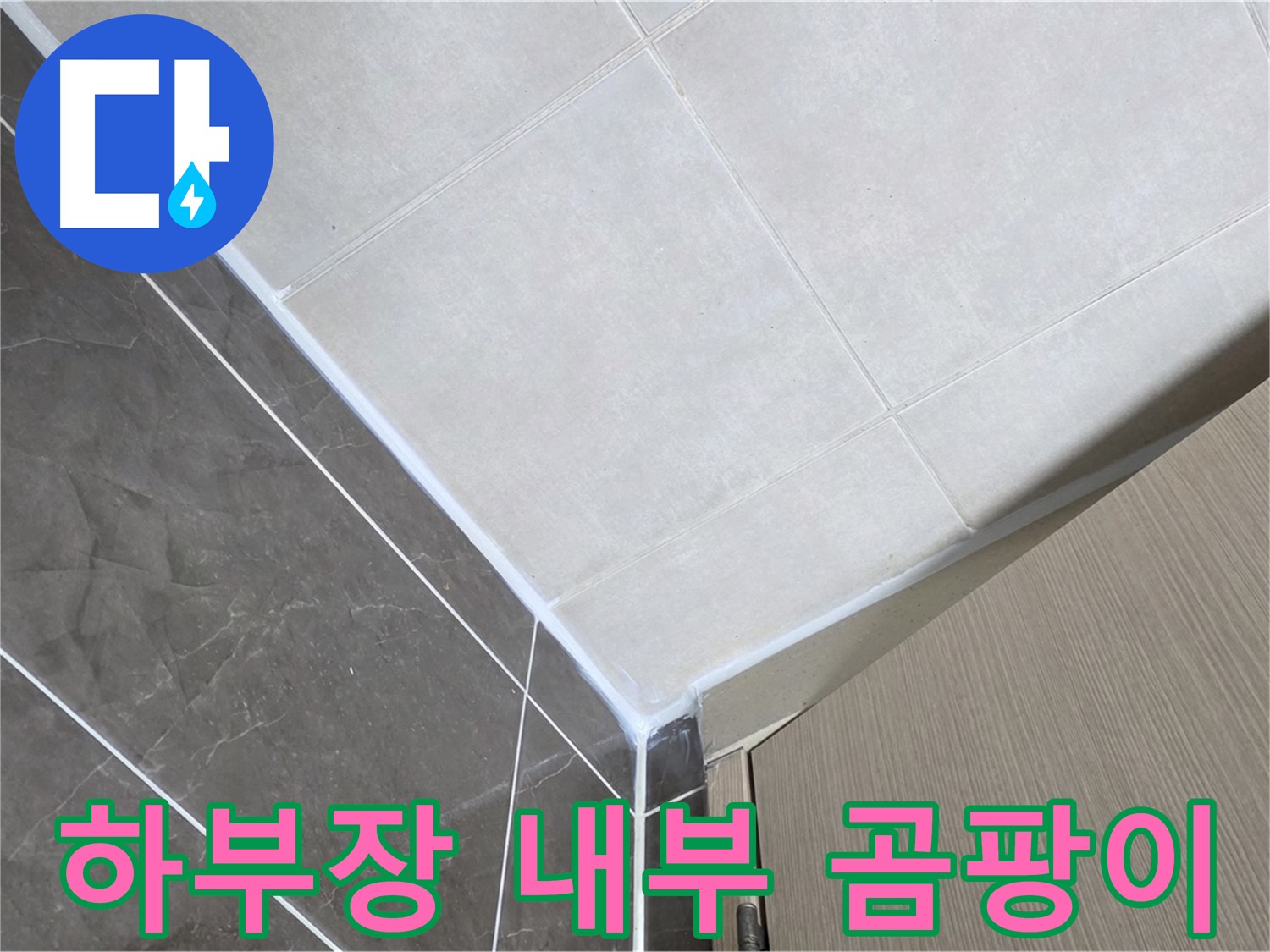 옥정동 율정마을 욕실 - 하부장 내부 곰팡이로 인한 누수 오인