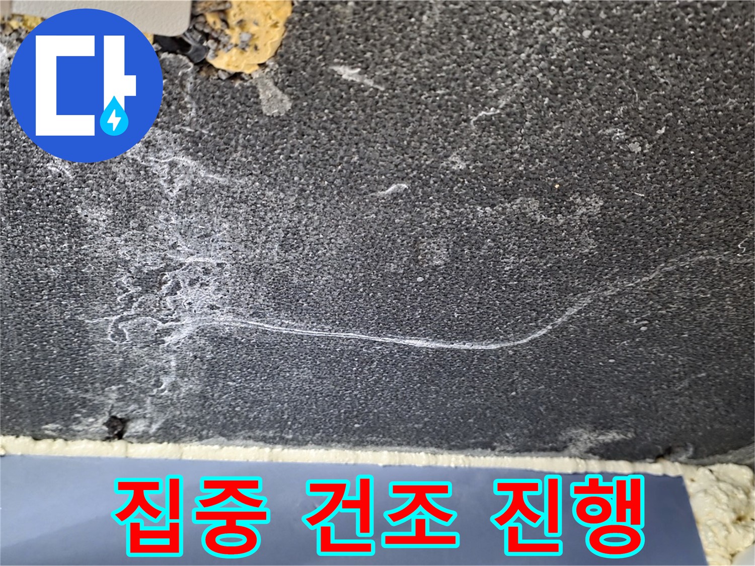 동패동 천장 누수 - 운정어반프라임 습기 발생 부위 집중 건조