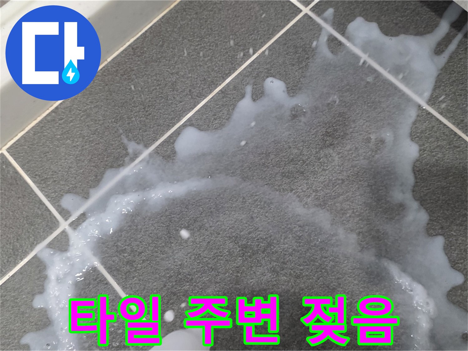 파주시 동패동 운정어반프라임 아파트 타일 주변 젖음 - 초기 누수 진단 전문가가 정확한 원인을 찾아 신속하게 해결합니다.