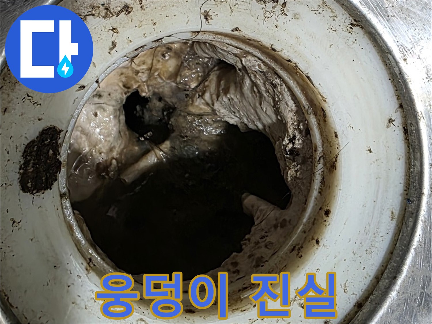 중계동 현대5차 211동 누수 - 배수구 속 검은 웅덩이 - 썩은 냄새의 진실
