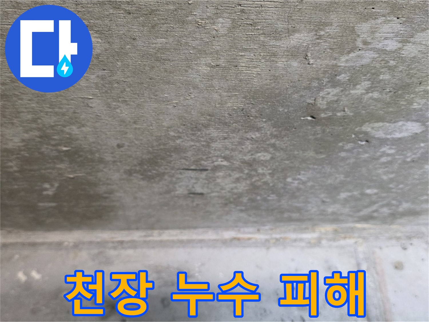 중계동 현대5차 아파트 천장 누수 피해 사진 - 꼼꼼한 점검과 확실한 시공으로 해결해 드립니다.