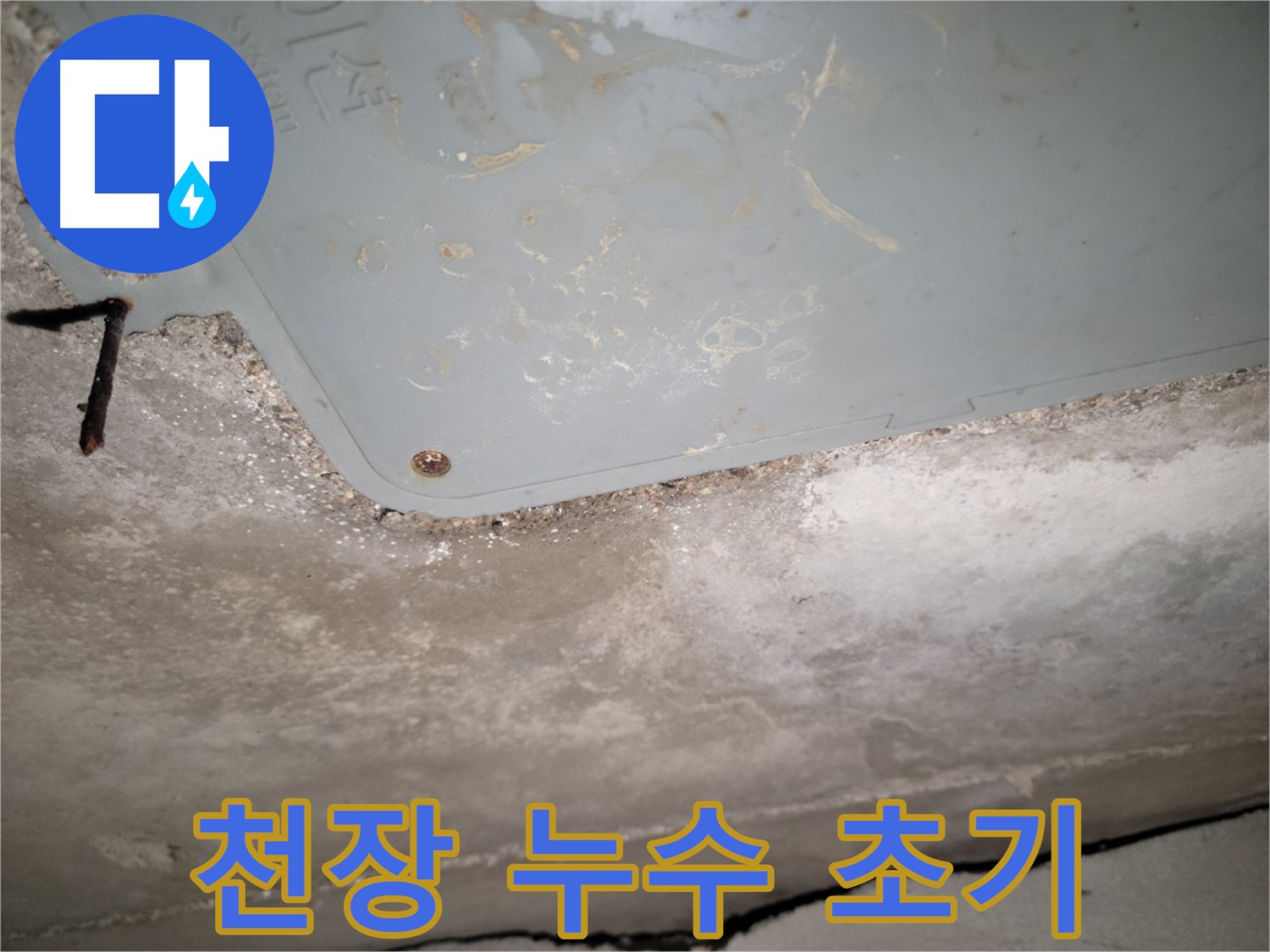 동두천 누수 - 천장 누수 초기 단계 발견 - 빠른 진단 필요