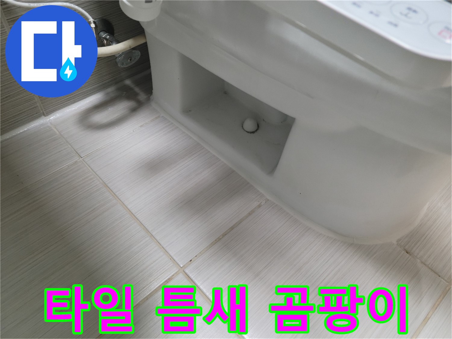동두천 변기 누수 - 타일 틈새 곰팡이 냄새 - 누수 의심