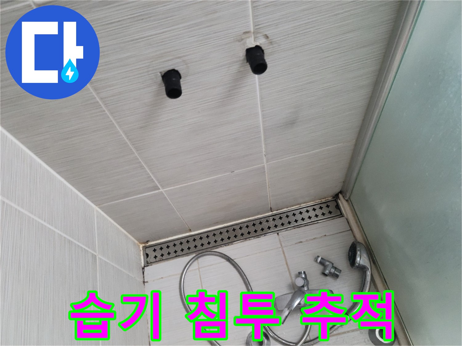 동두천 신창비바 - 샤워기 철거 후 벽면 타일 틈새 습기 침투 경로 정밀 추적