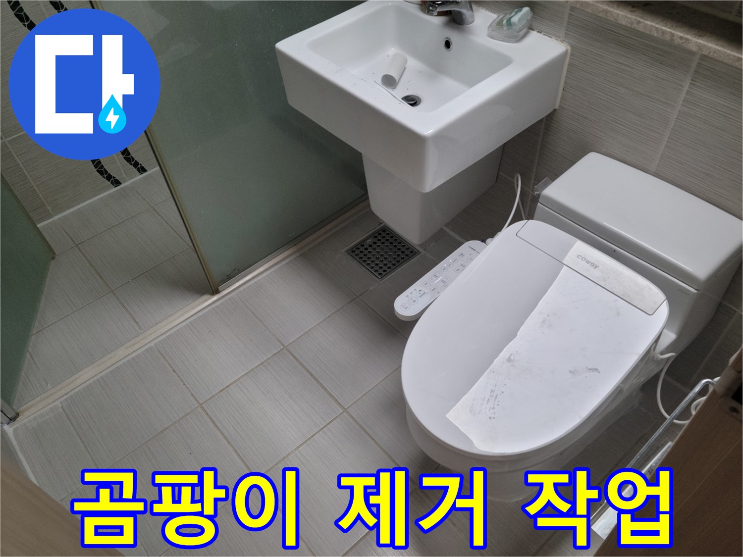 동두천시 강변로 곰팡이 제거 작업 - 변기 테두리에 핀 곰팡이, 깨끗하게 제거해 드립니다.