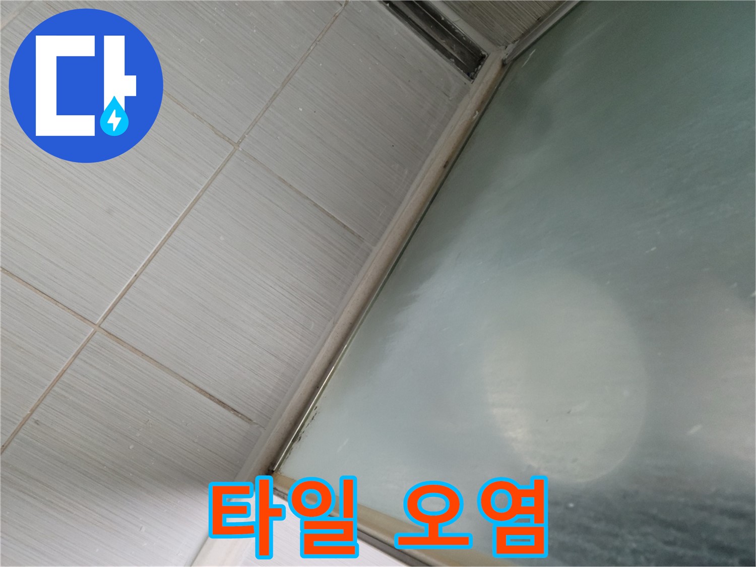 동두천시 강변로 샤워부스 하단 타일 틈새 오염 - 곰팡이 제거 작업 - 누수 전문가