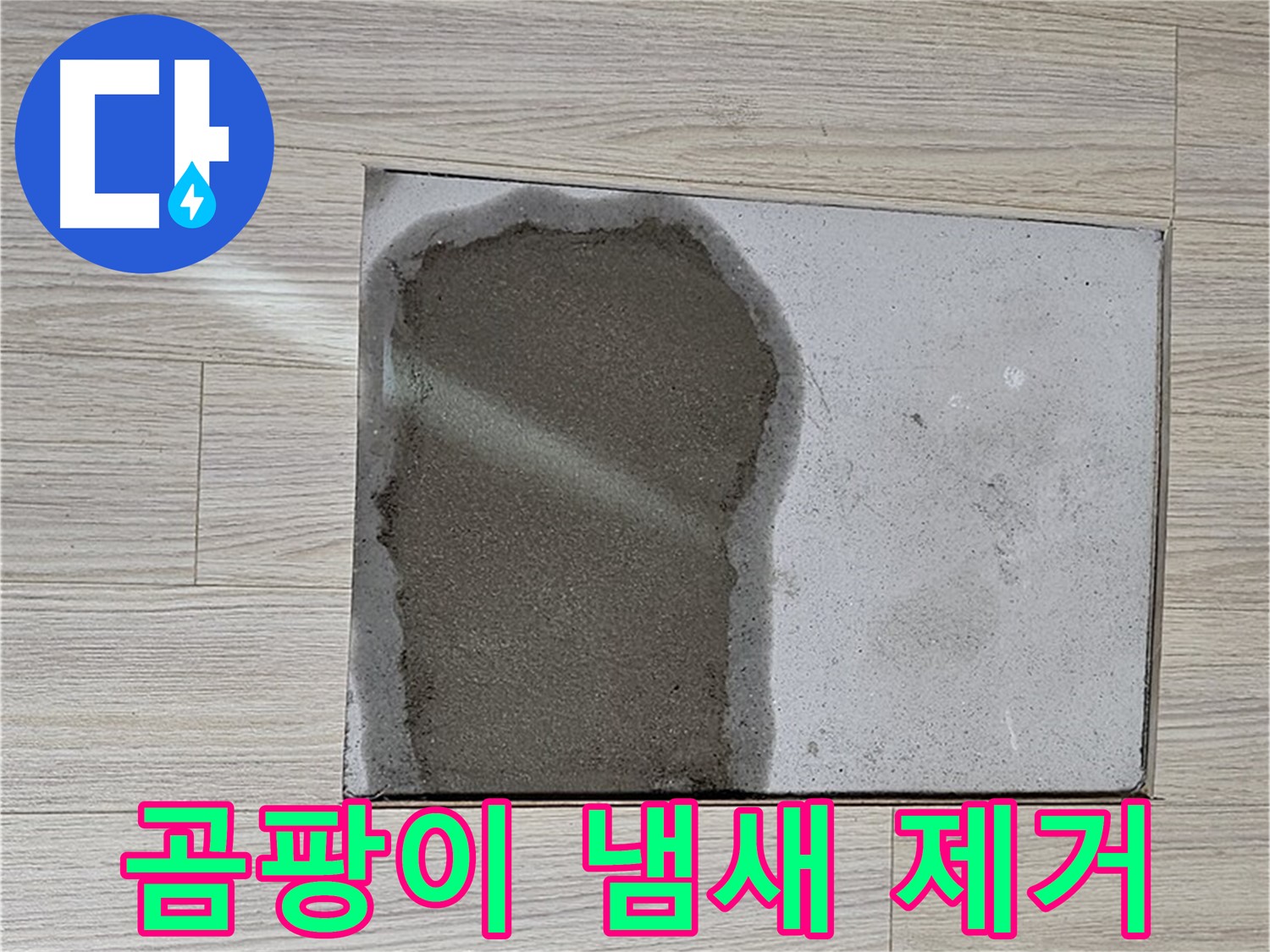 도봉구 도봉동 현대시티 - 마루 철거 후 곰팡이, 냄새까지 말끔하게 제거