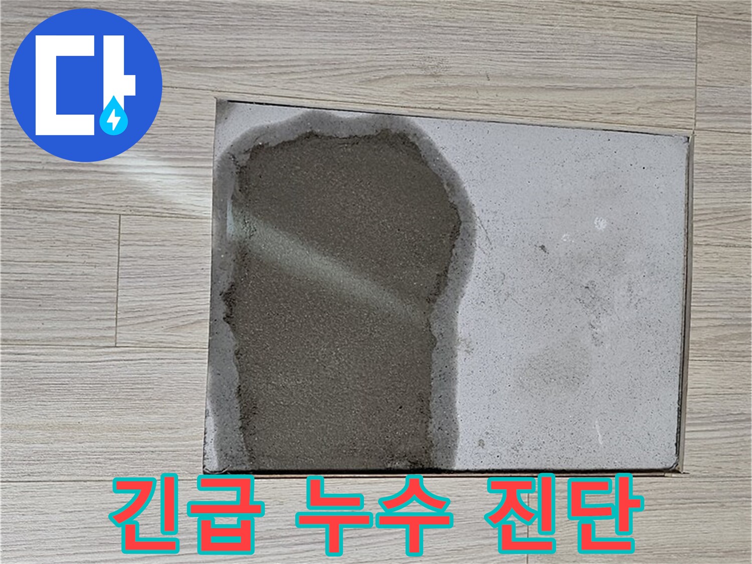 도봉구 도봉동 현대시티 - 마루 철거 후 콘크리트 젖음, 긴급 누수 진단
