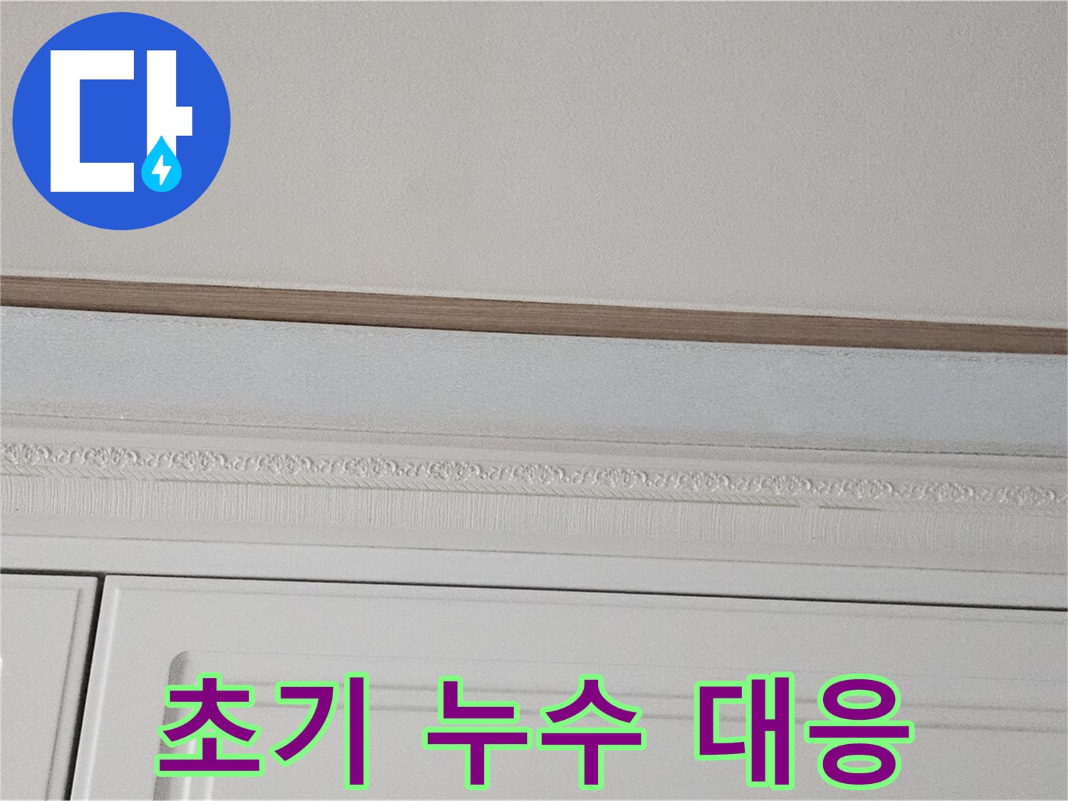 도봉동 현대시티 아파트 누수 - 붙박이장 천장 누수 초기 대응