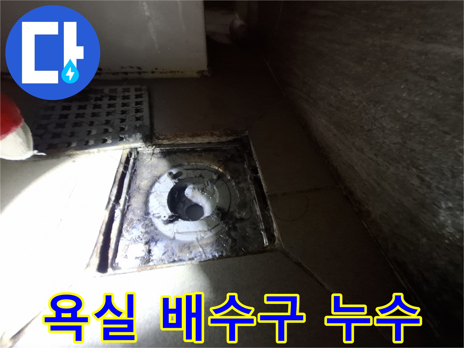 분당 봇들마을 욕실 배수구 누수 - 꼼꼼한 점검과 완벽한 시공으로 누수 문제 해결!