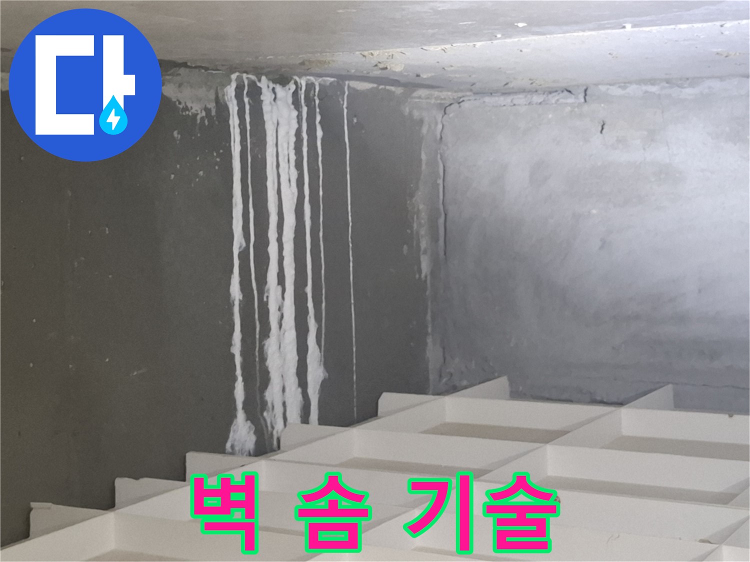 분당 삼평동 아파트 누수 - 벽에 맺힌 하얀 솜 해결, 최고의 기술력으로 완벽하게 해결합니다