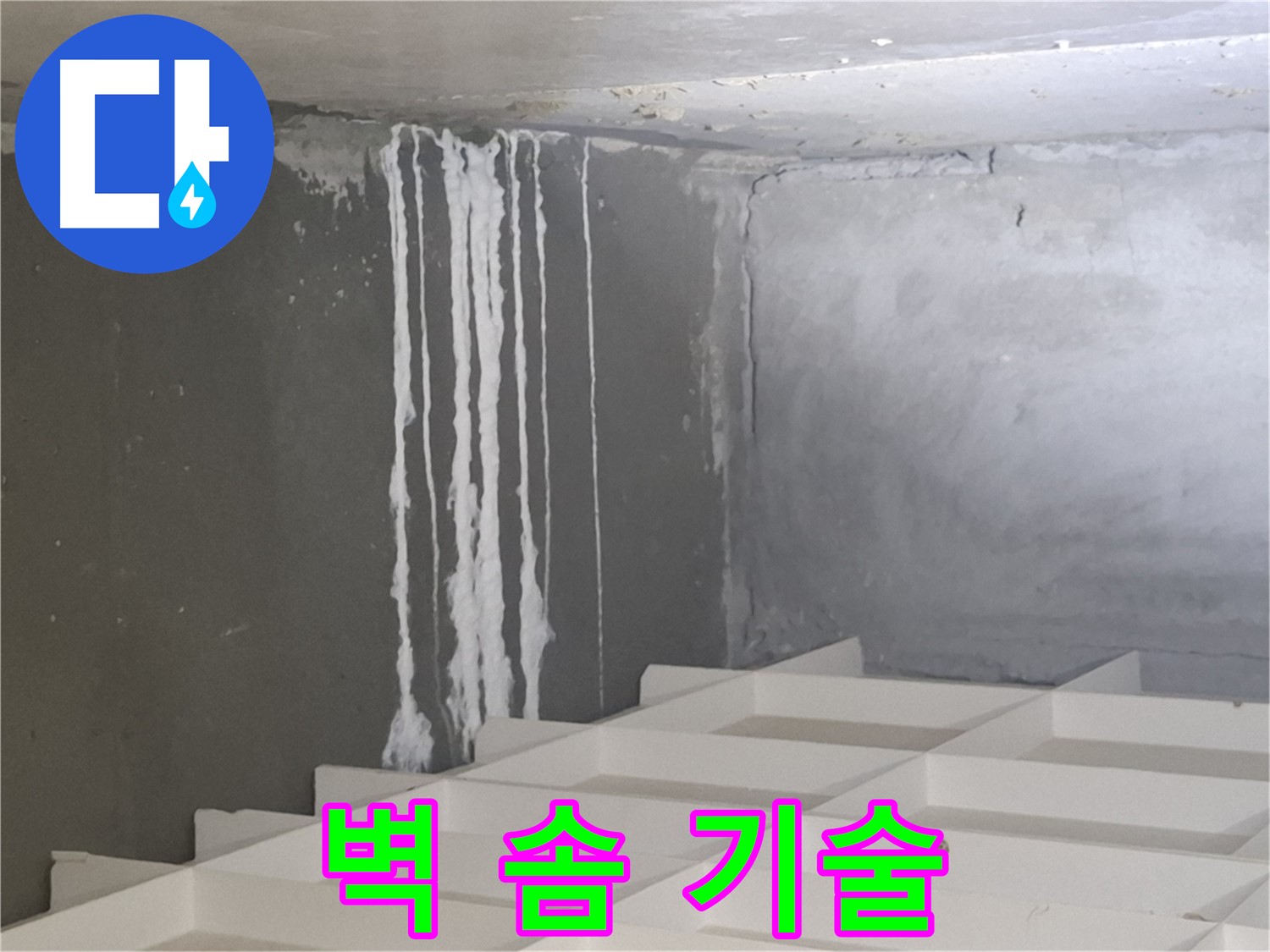 분당 삼평동 아파트 누수 - 벽에 맺힌 하얀 솜 해결, 최고의 기술력으로 완벽하게 해결합니다