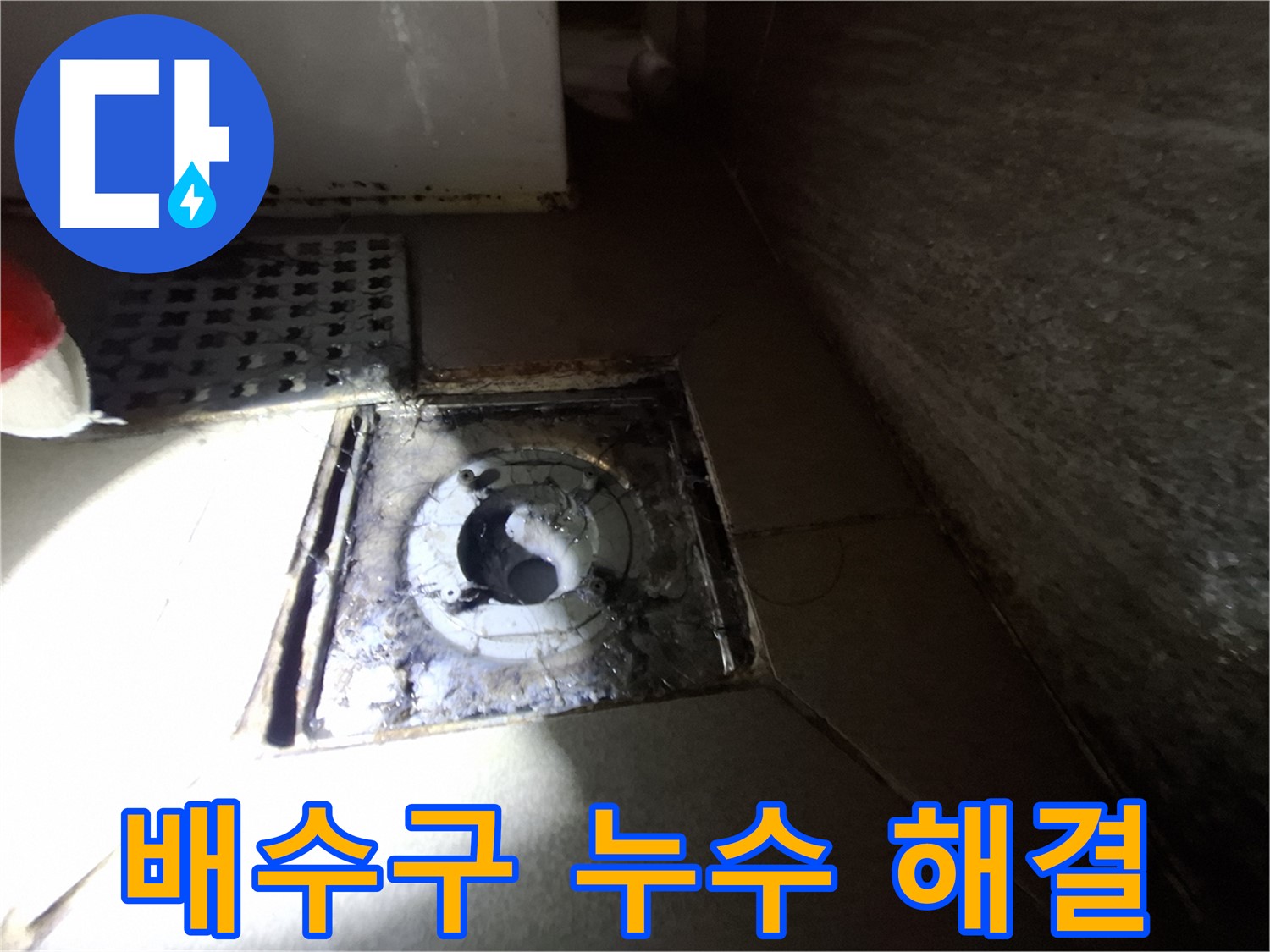 성남 봇들마을 욕실 배수구 누수 - 꼼꼼한 점검과 완벽한 시공으로 누수 문제 해결!