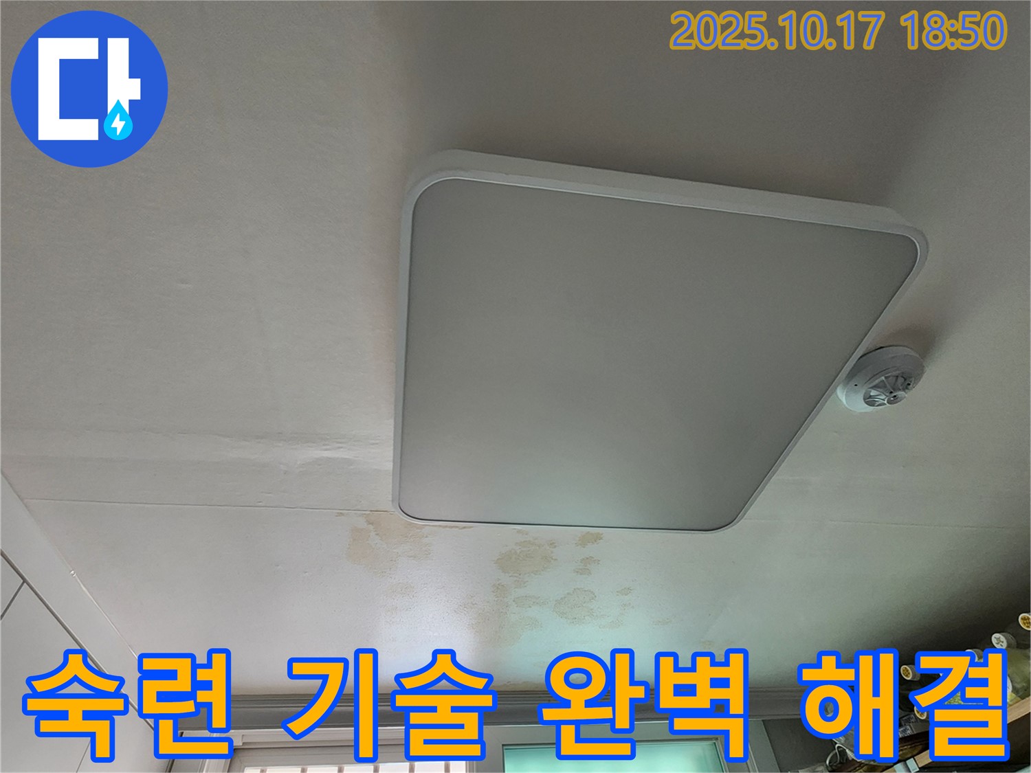 양주시 남면 상수리 주택 천장 - 숙련된 기술로 누수 완벽 해결