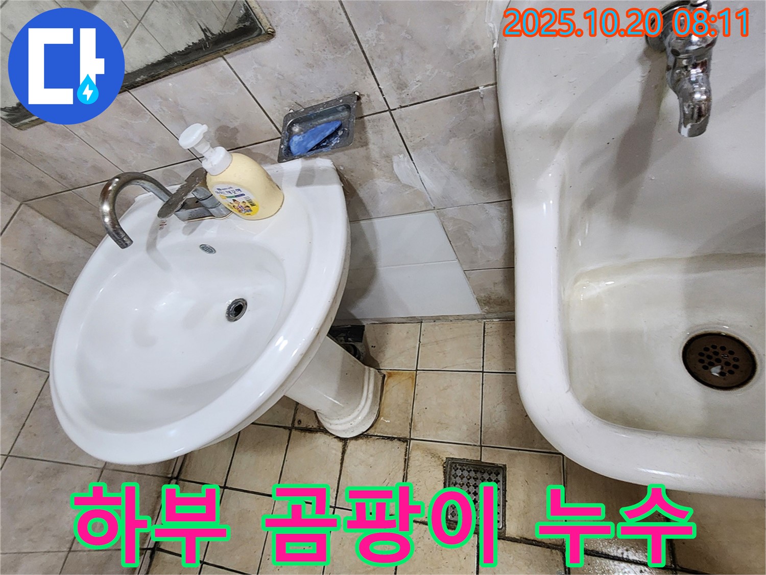 양주시 석현리 - 하부 곰팡이 - 곰팡이 제거와 누수 해결!