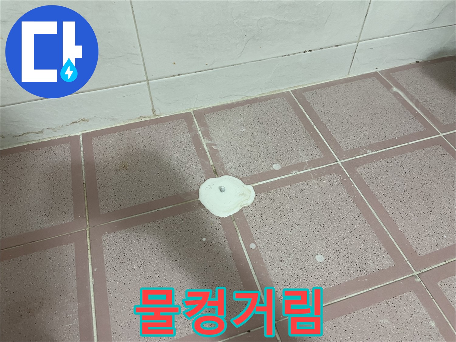 독산동 형제맨션빌 누수 - 백색 물질 밟으면 물컹
