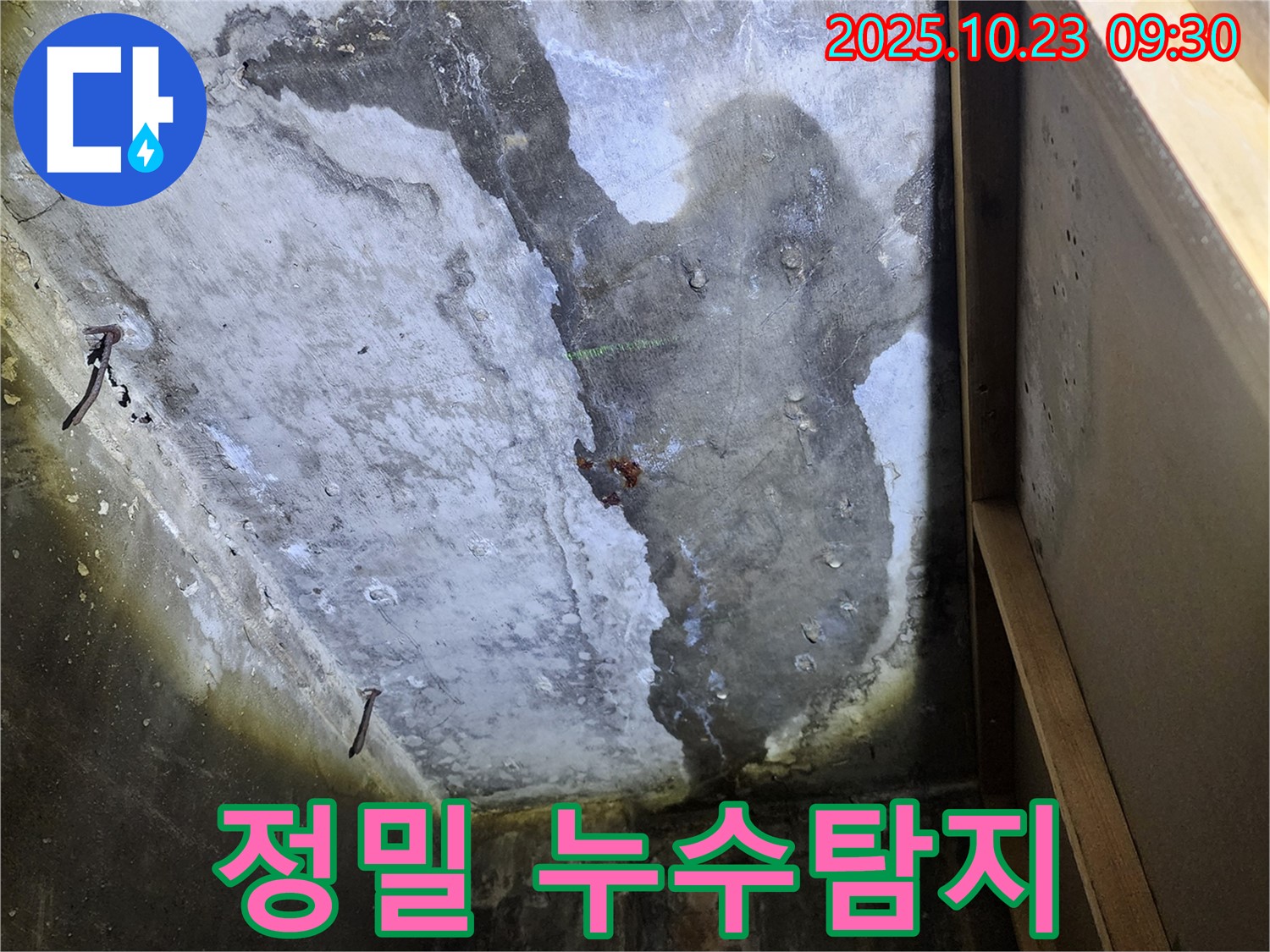 양주시 은현면 천장 누수 - 최첨단 장비를 이용한 정밀 누수탐지 과정