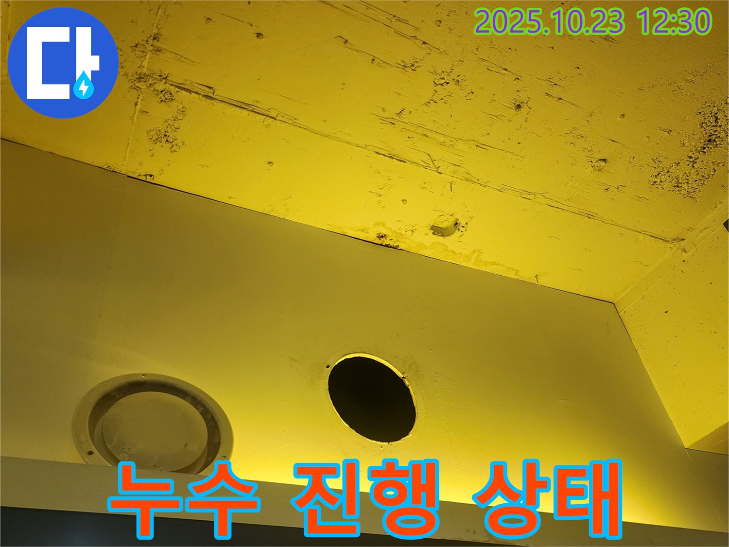 양주 하패리 천장 누수 - 누수 진행 상태를 꼼꼼하게 확인