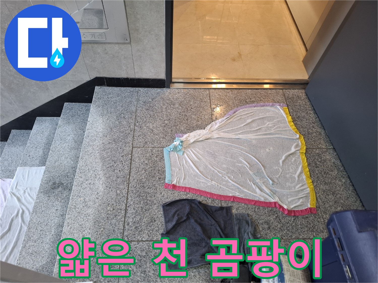 얇은 천과 먹색 상의 - 곰팡이 놀이터?